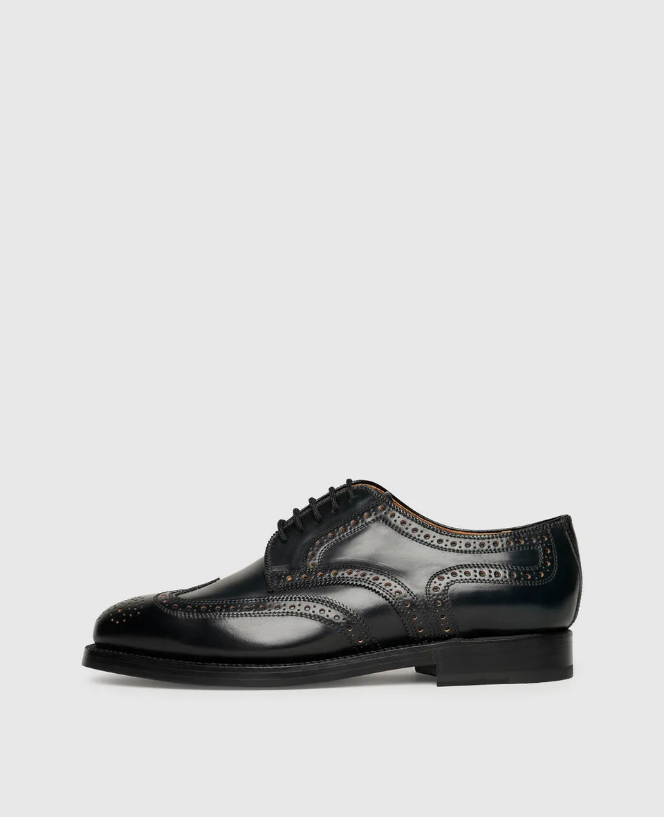 heinrich-dinkelacker-london-full-brogue-c-herrenschuh-schwarz-cordovan image 1