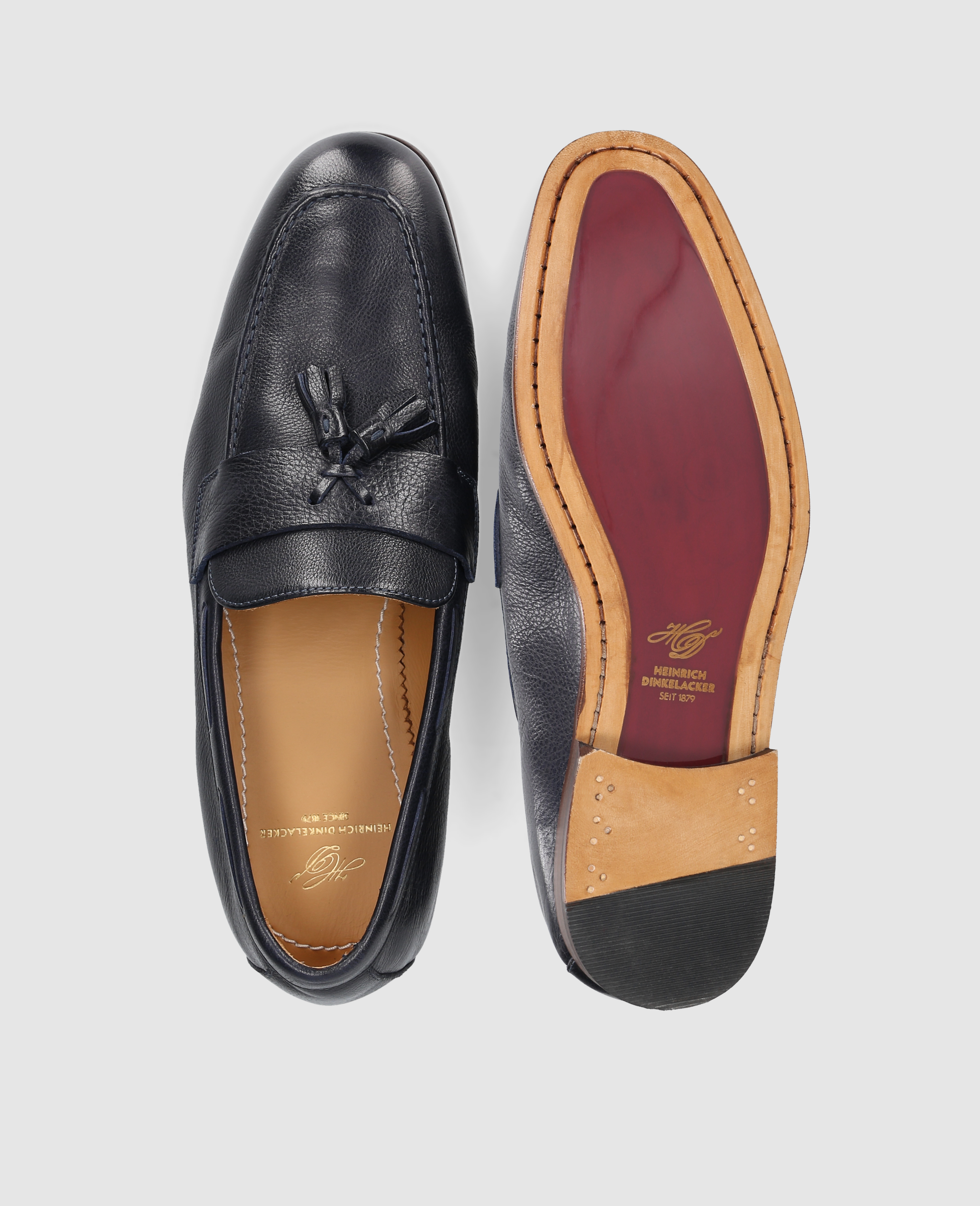 heinrich-dinkelacker-wien-amalfi-tassel-loafer-dunkelblau image 8