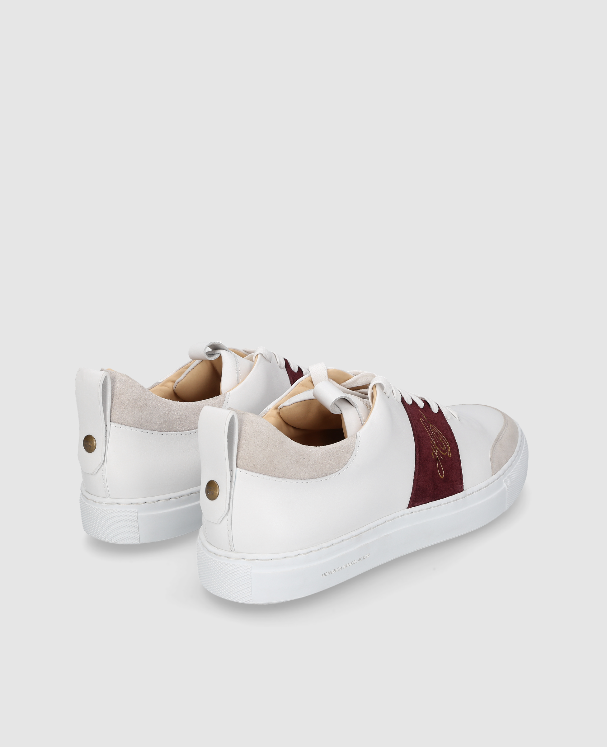 heinrich-dinkelacker-turin-tennis-sneaker-np-herrensneaker-wei-bordo image 3