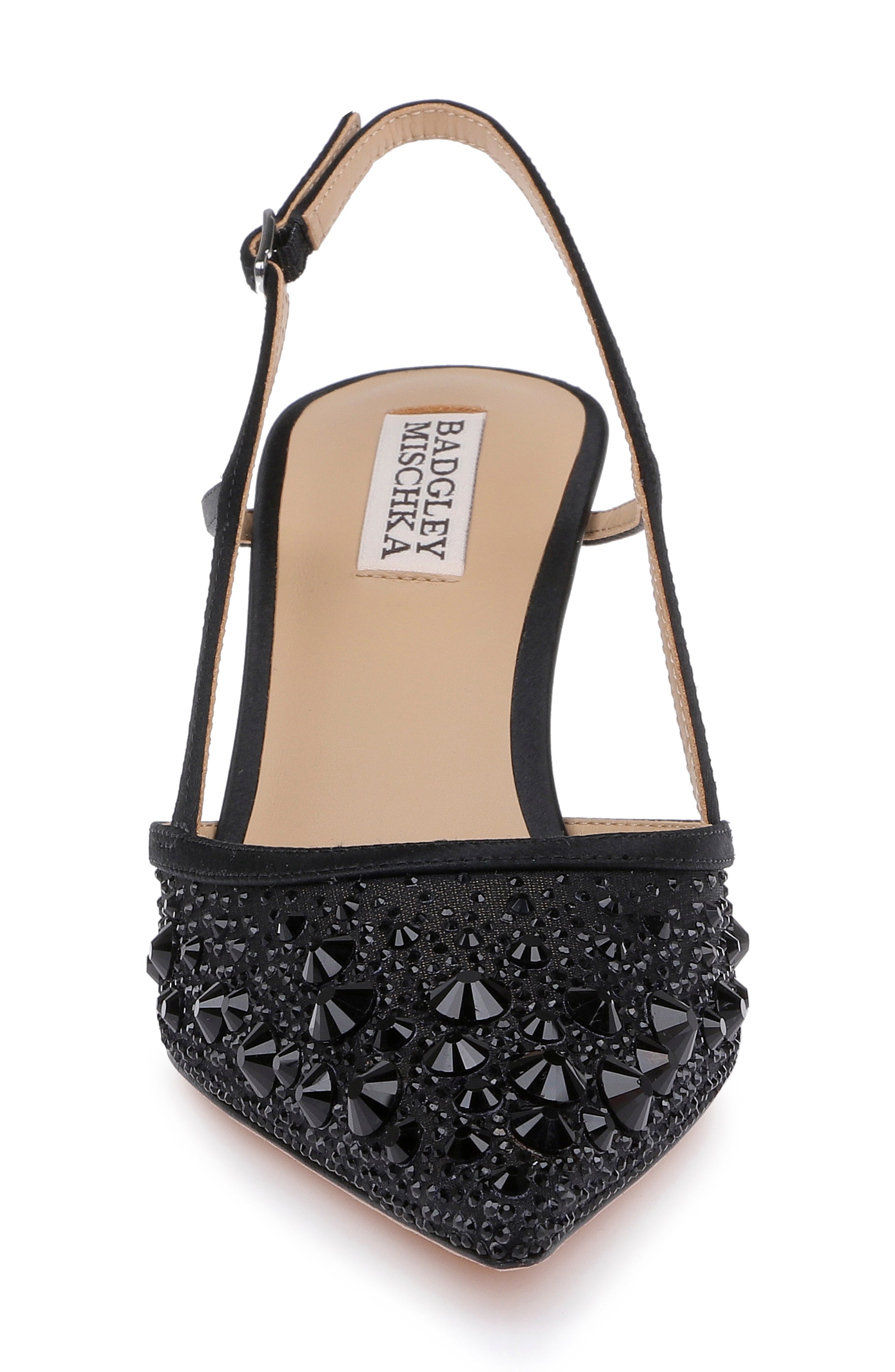 badgley-mischka-reem-slingback-pumps-schwarz-satin-strass image 4