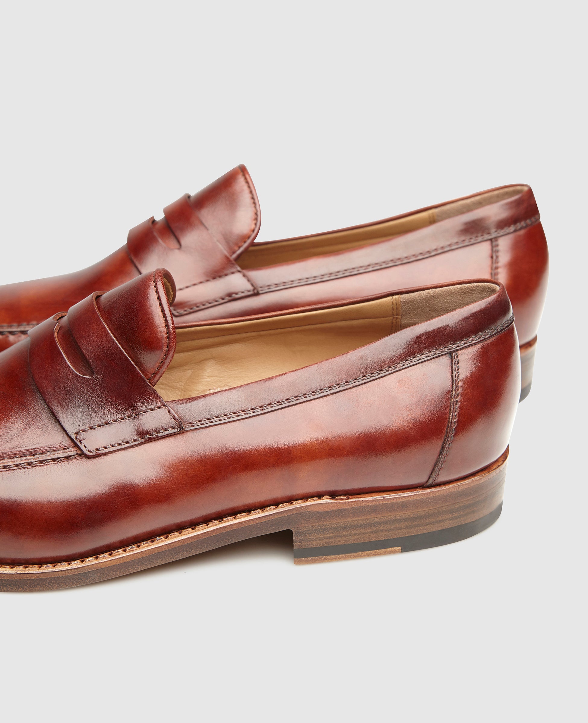 heinrich-dinkelacker-wien-plain-tc-penny-loafer-whiskey image 8