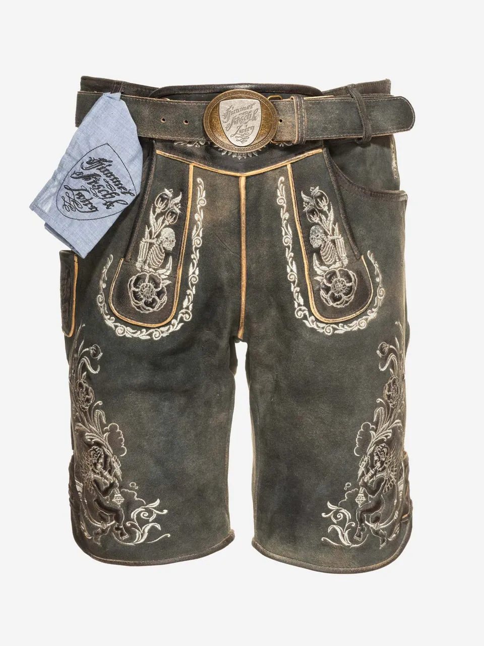 himmel-arsch-zwirn-hopium-lederhose-s-misch-wildbock-mit-g-rtel image 1