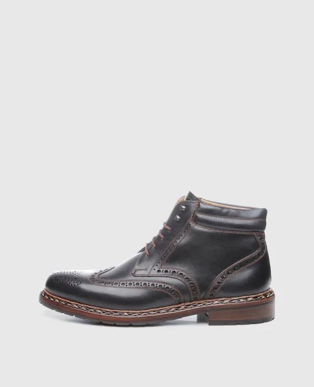 heinrich-dinkelacker-buda-full-brogue-fc-stiefel-schwarz-kalbsleder image 1