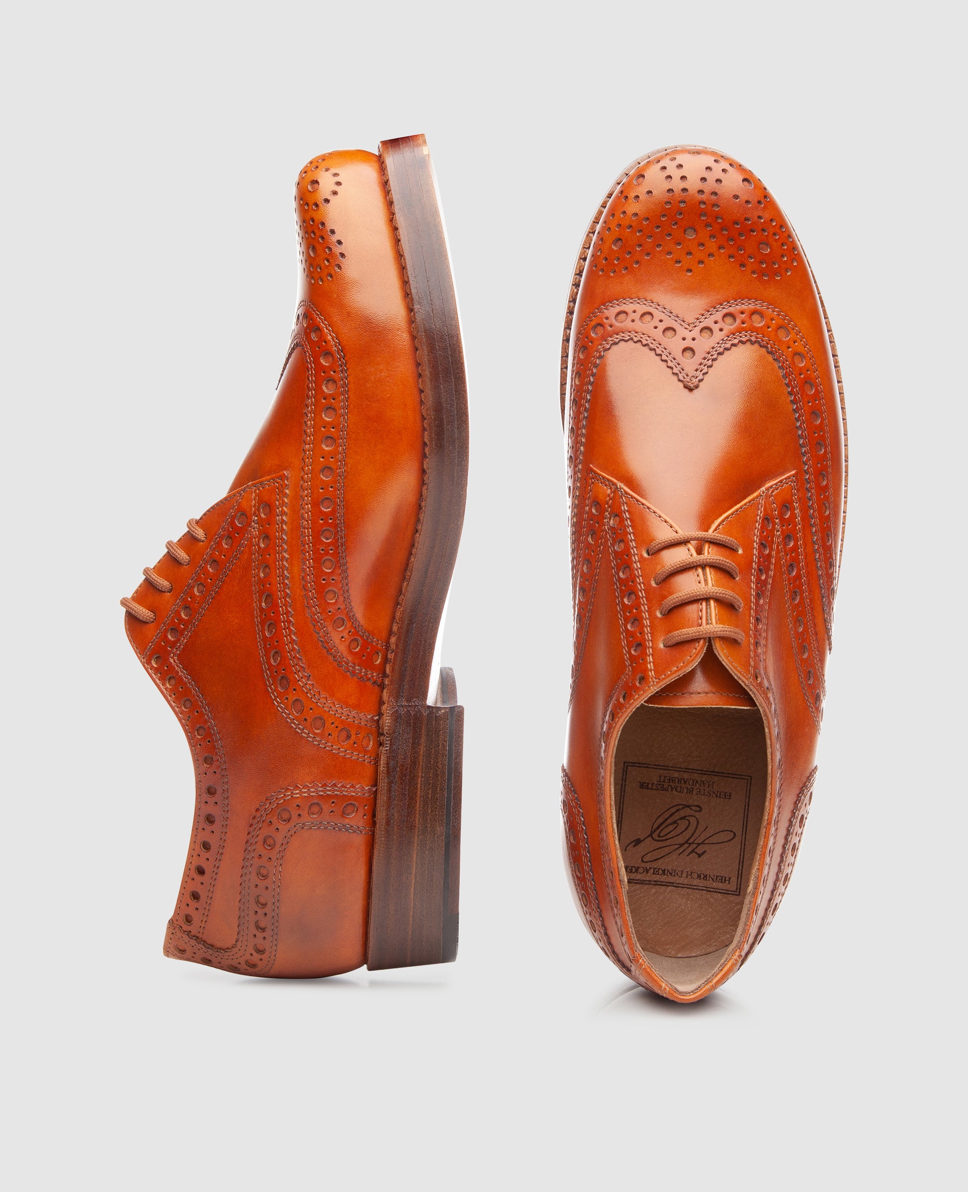 heinrich-dinkelacker-rio-full-brogue-tc-herrenschuh-cognac-glattleder image 5