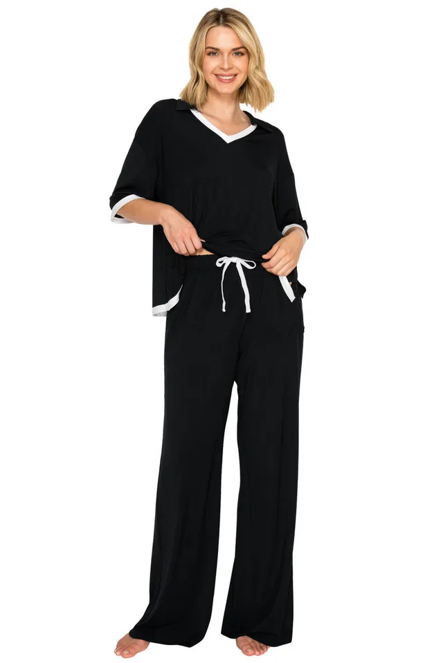 badgley-mischka-yummy-pyjama-schwarz-modal-gr-s-xl image 1