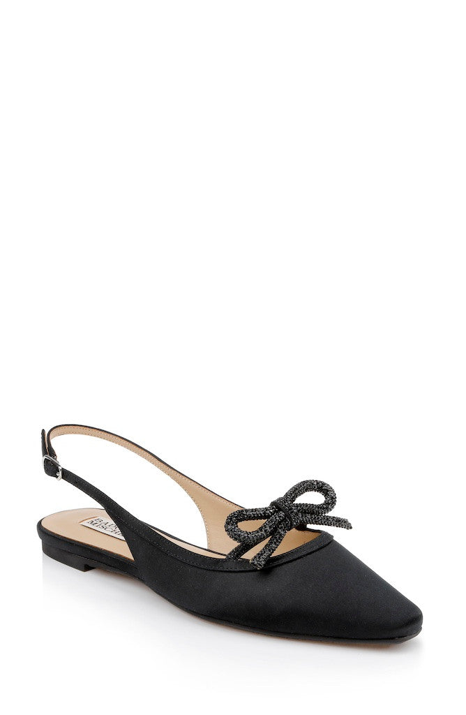 badgley-mischka-genesis-ballerinas-schwarz-satin-schleife image 7
