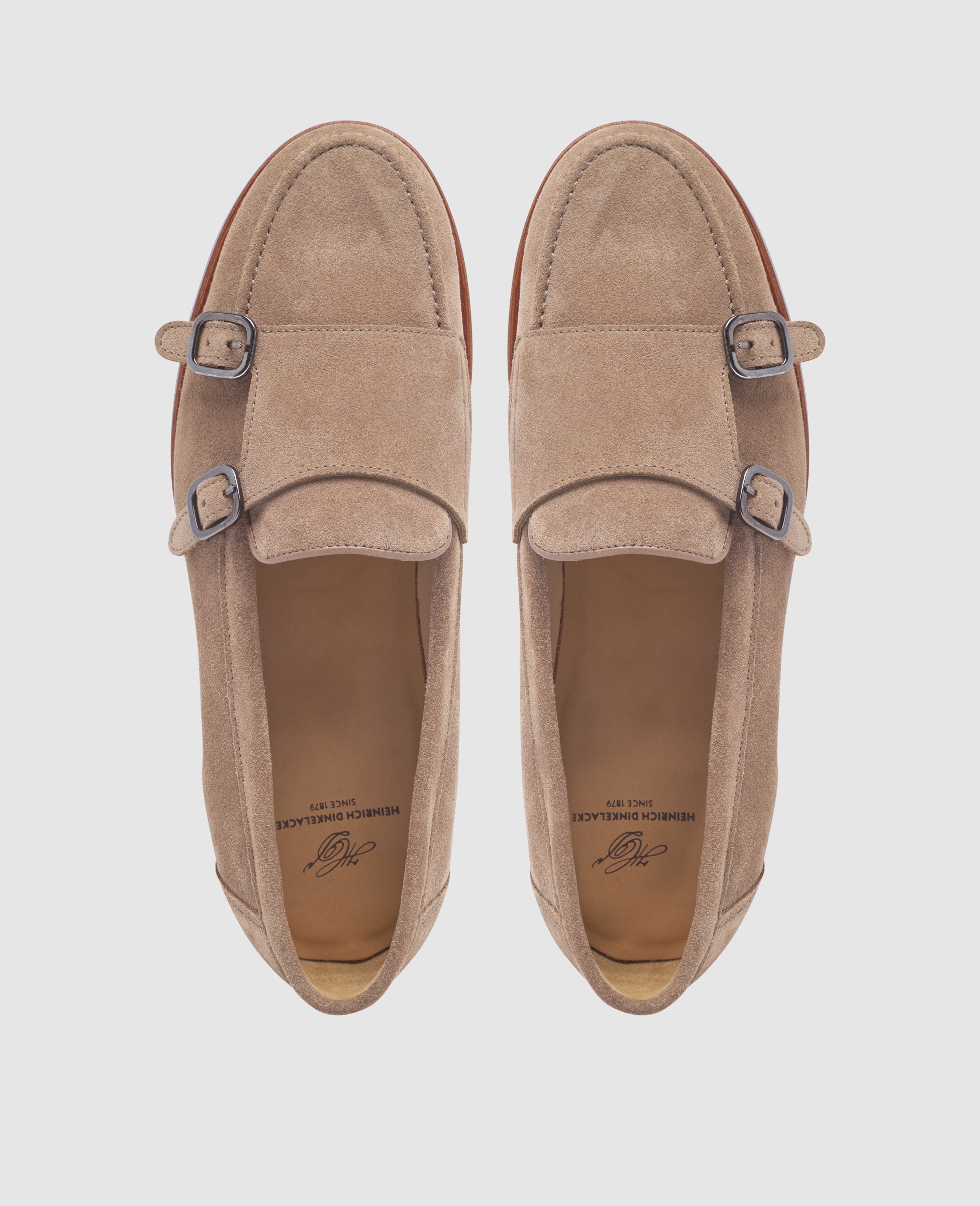heinrich-dinkelacker-wien-double-monk-v-loafer-beige-velours image 6