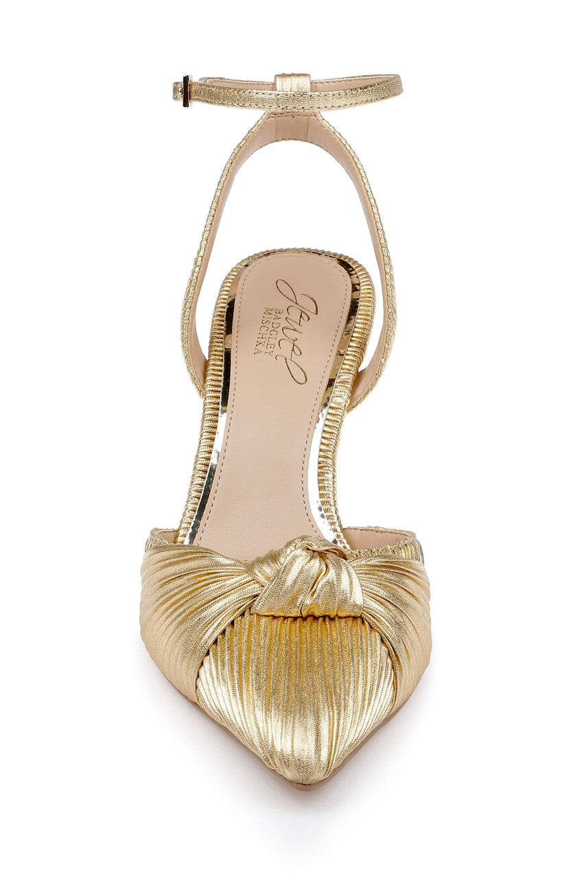 badgley-mischka-enid-pumps-silber-stoff-mit-kn-chelriemen image 4