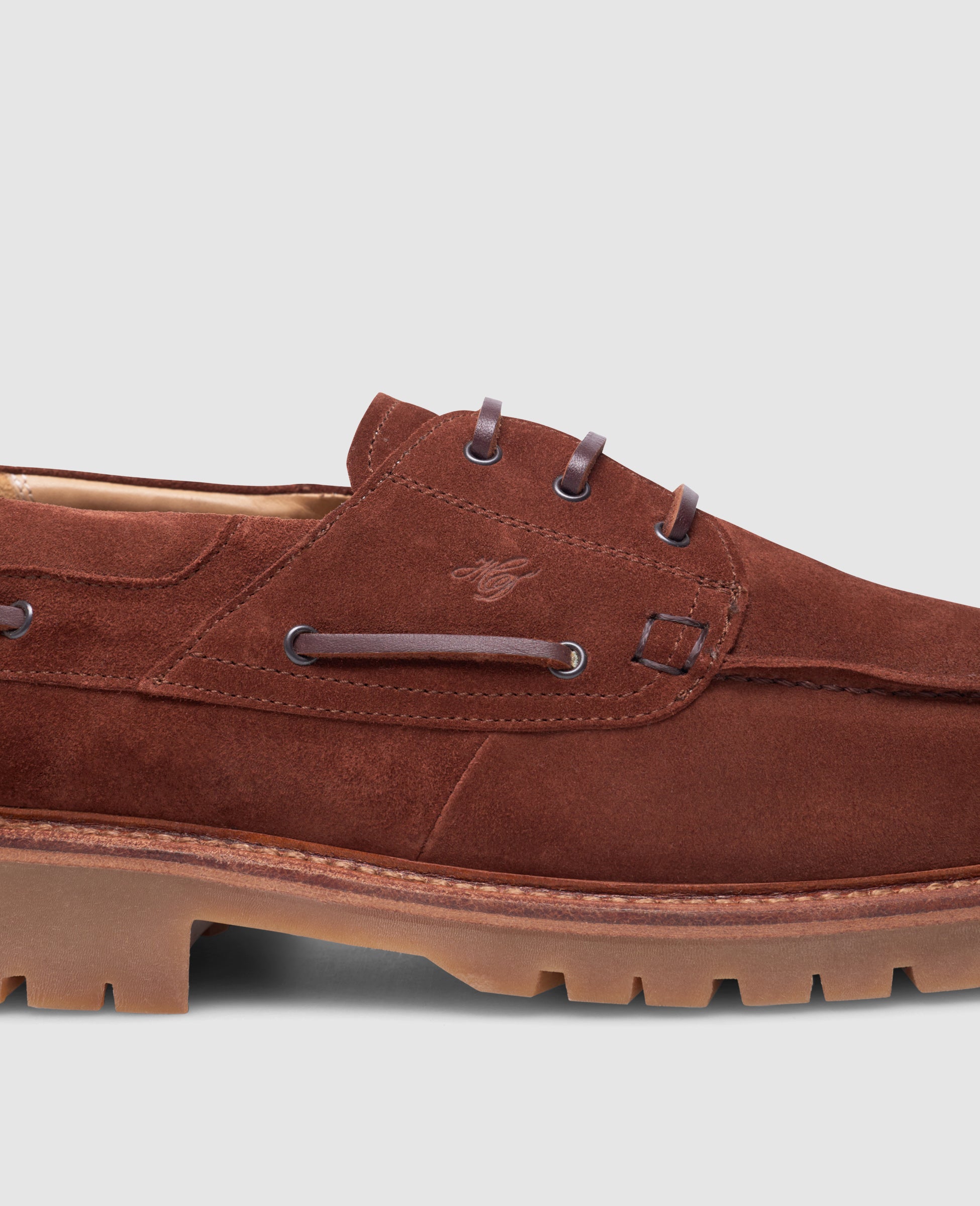 heinrich-dinkelacker-miami-plain-v-bootsschuh-rotbraun-kalbsvelours image 5