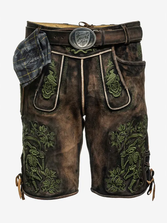 himmel-arsch-zwirn-boandlkramer-3d-stick-lederhose-mit-g-rtel image 1