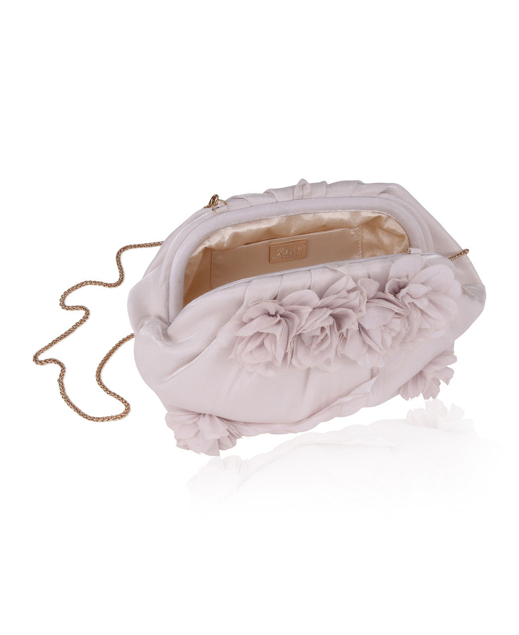 badgley-mischka-lottie-clutch-champagner-mit-blumen image 7