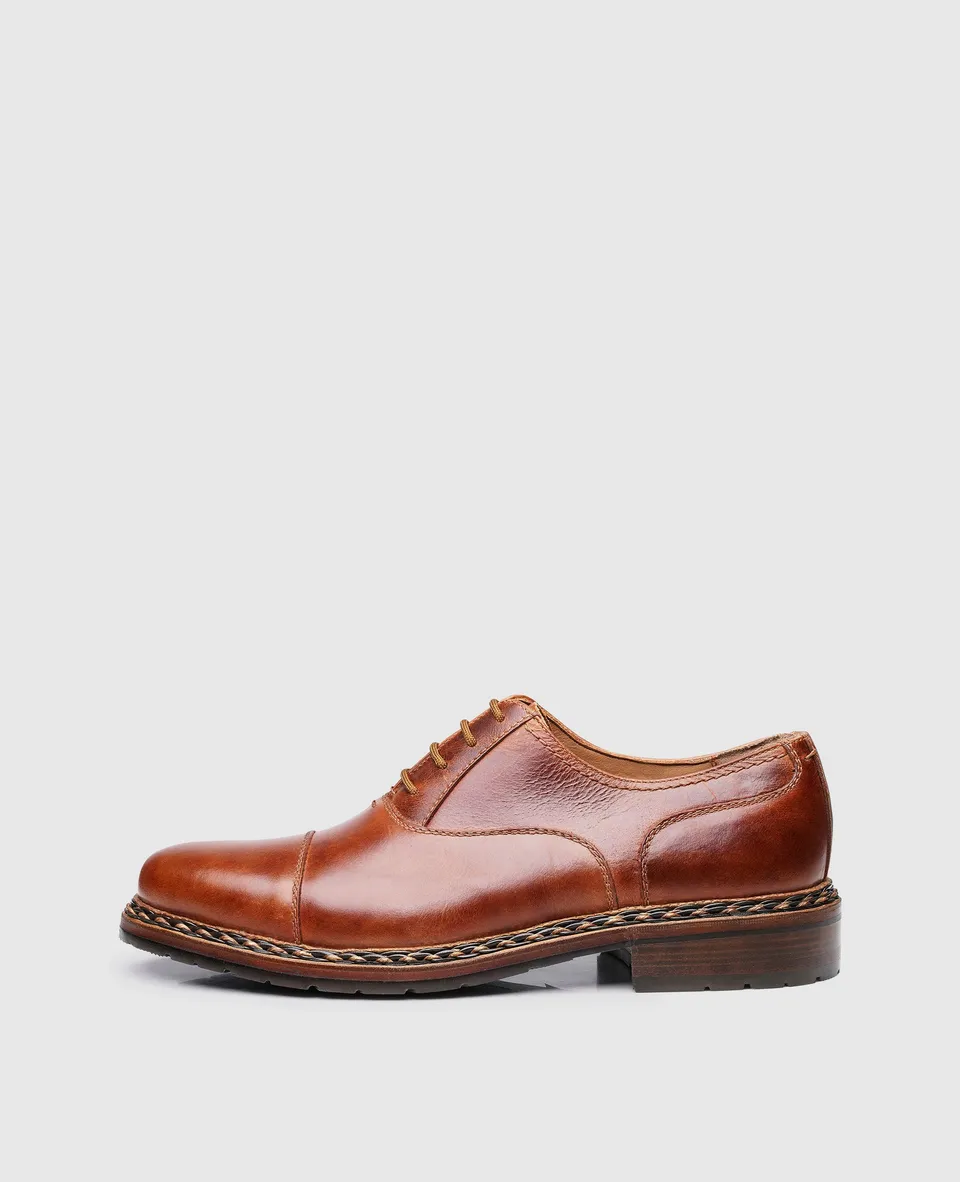 heinrich-dinkelacker-buda-captoe-ma-oxford-amber-mambo-leder image 1