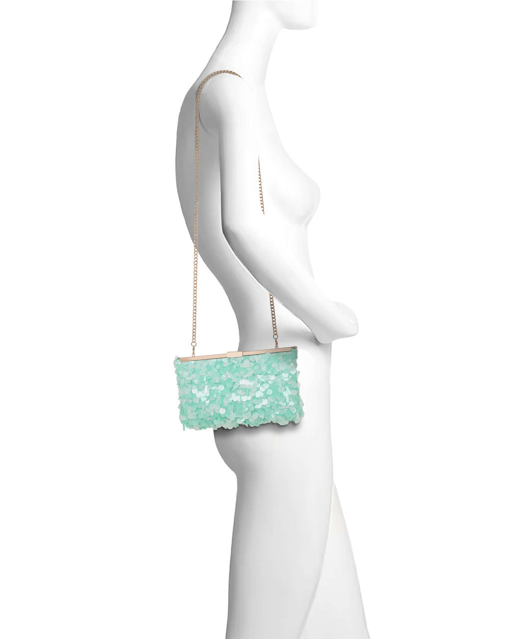 badgley-mischka-briar-clutch-mint-pailletten-abendtasche image 5