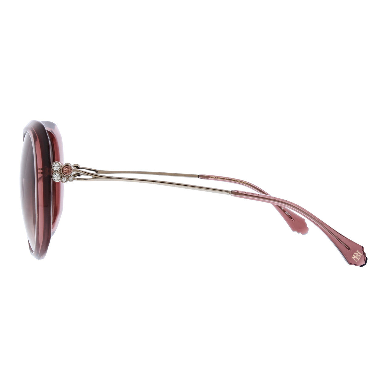 badgley-mischka-angelie-sonnenbrille-mauve-acetat-oversize image 2