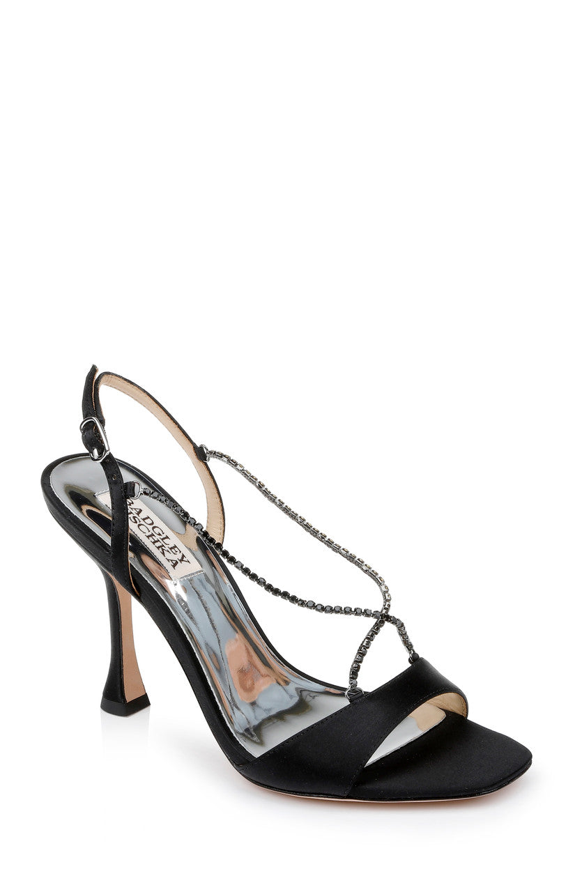 badgley-mischka-neville-stiletto-pumps-schwarz-satin image 2