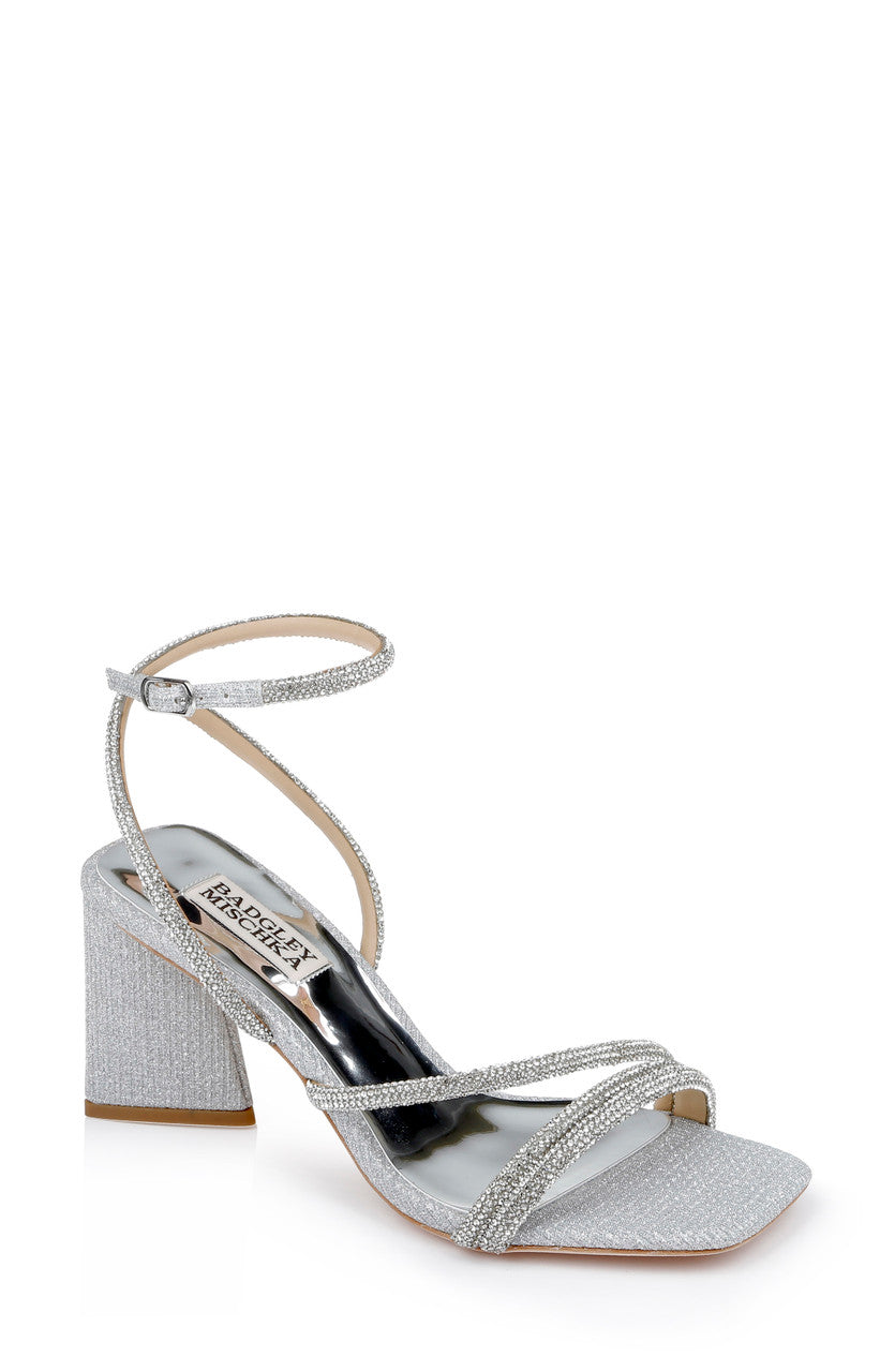 badgley-mischka-freedom-sandalette-schwarz-glitzer-75mm image 7