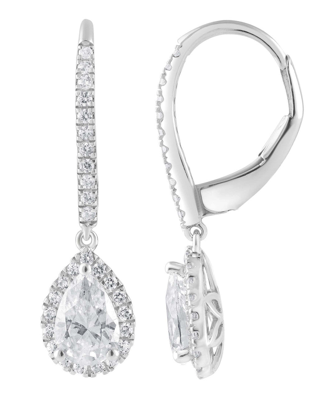 badgley-mischka-pear-drop-ohrringe-wei-gold-14k image 3