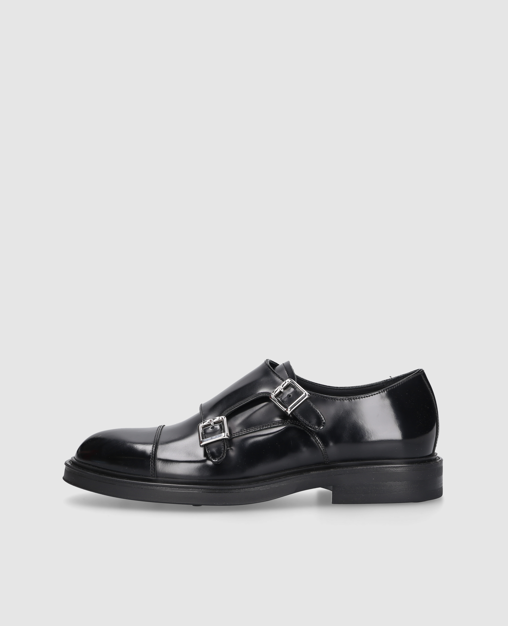 heinrich-dinkelacker-florenz-plain-double-monk-schwarz-leder image 1