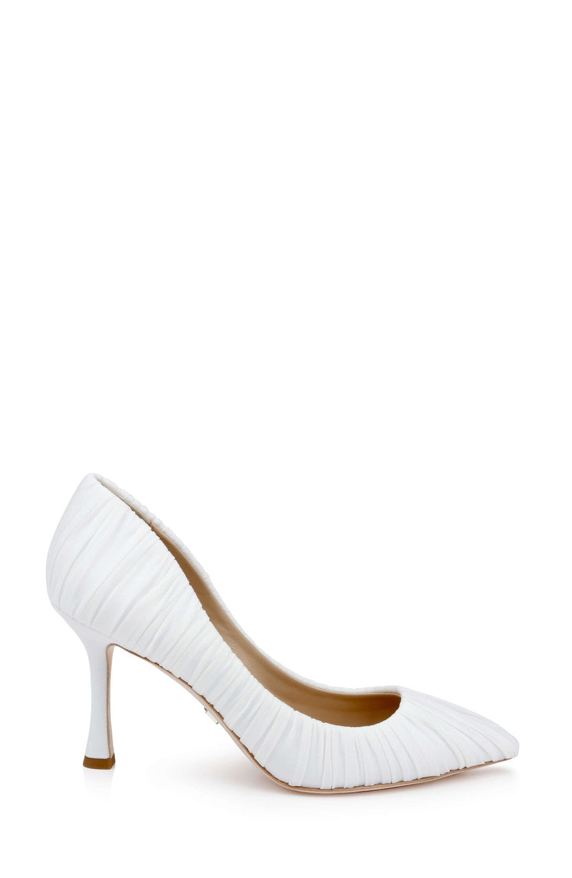 badgley-mischka-veronika-pumps-white-fabric-stiletto-85mm image 2