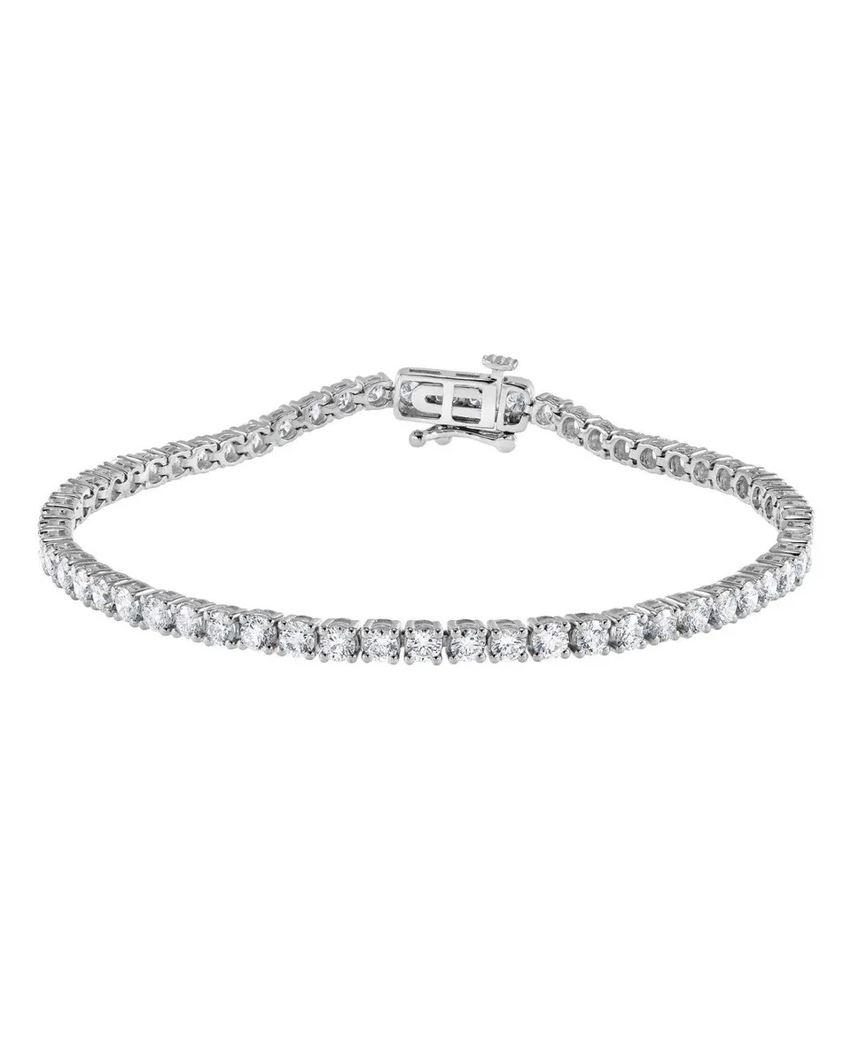 badgley-mischka-tennis-armband-4cttw-wei-gold-diamant-14k image 1