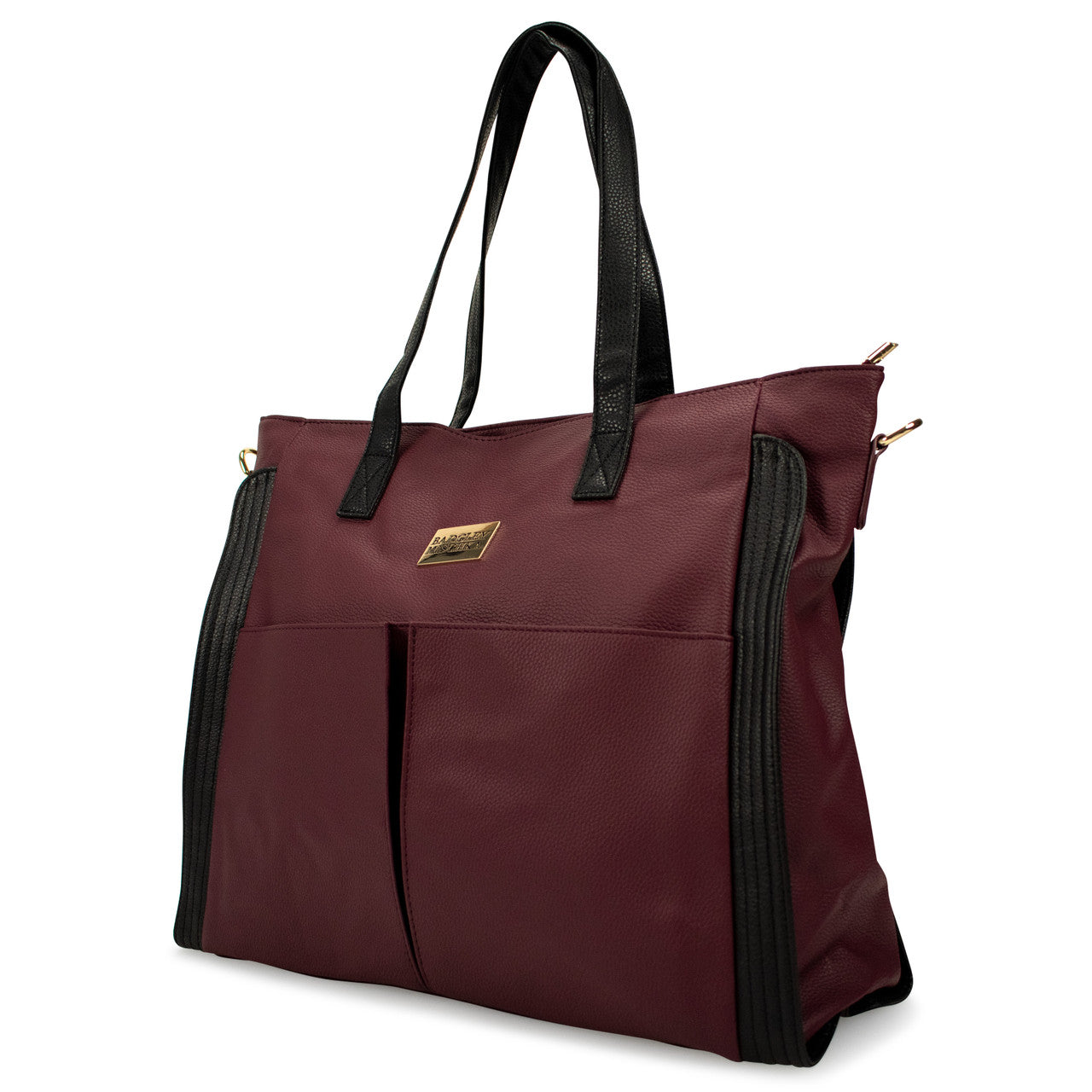 badgley-mischka-rose-weekender-schwarz-vegan-reisetasche image 8