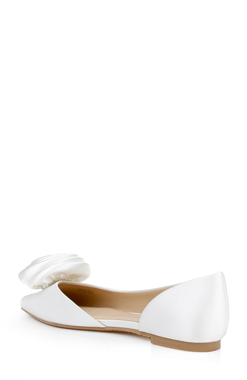 badgley-mischka-jana-d-orsay-ballerinas-schwarz-mit-blume image 3