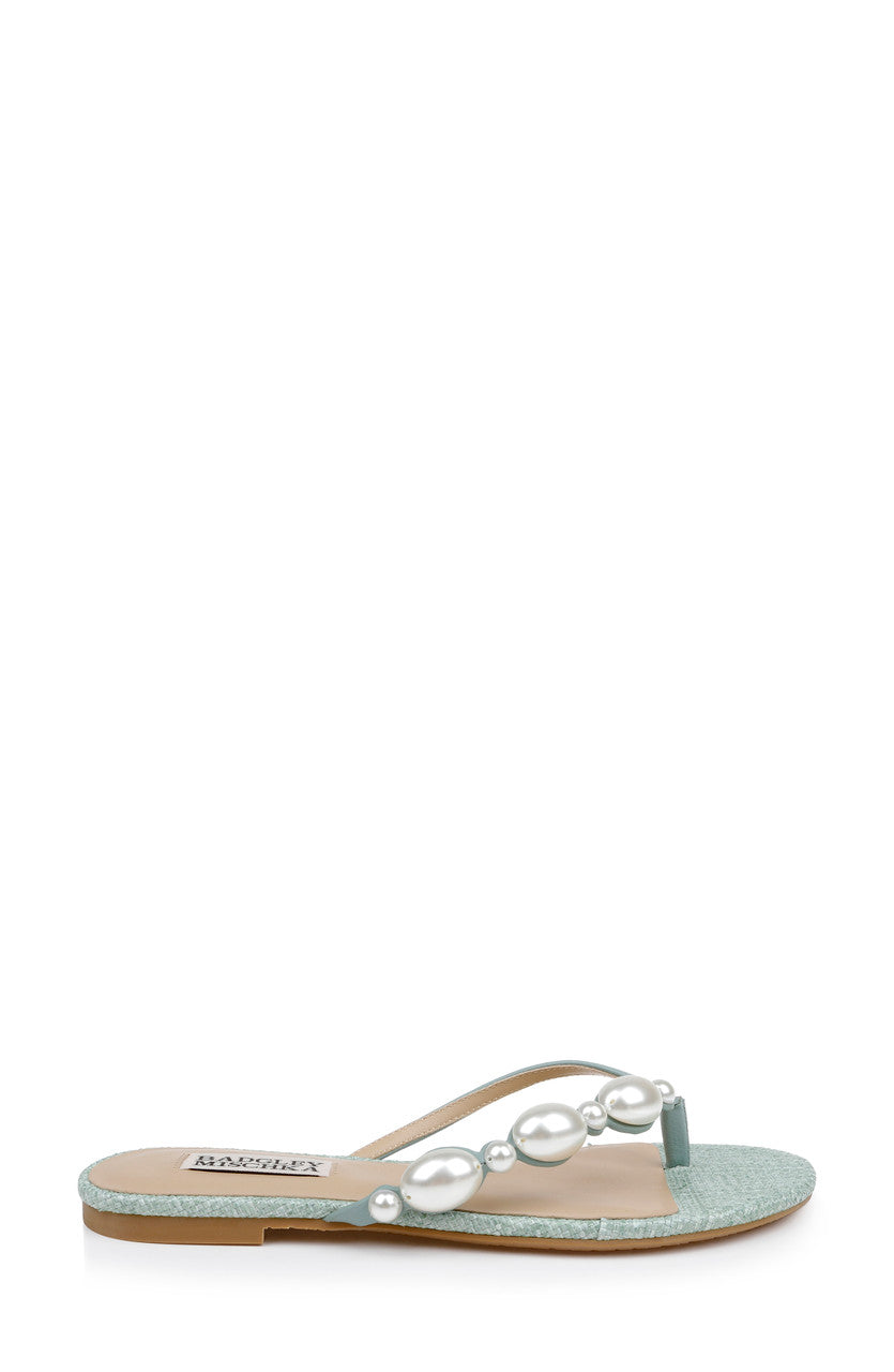badgley-mischka-dyana-sandalen-wei-leder-mit-perlen image 2
