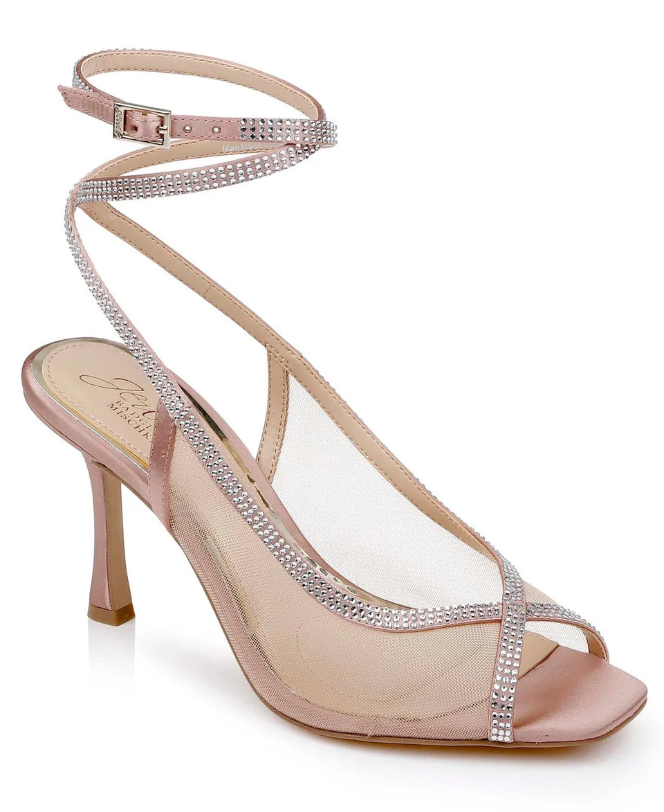 badgley-mischka-tamera-jw5207-peep-toe-pumps-blush-mesh-strass image 1