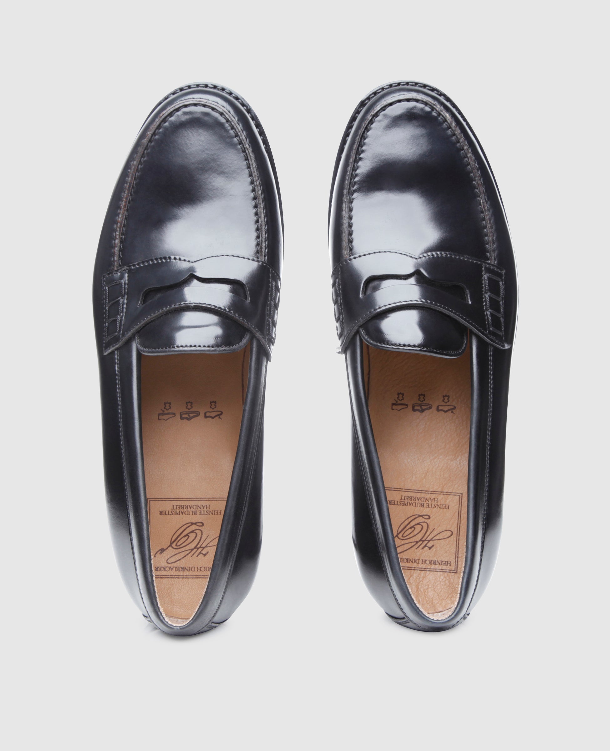 heinrich-dinkelacker-wien-plain-c-loafer-schwarz-cordovan image 8