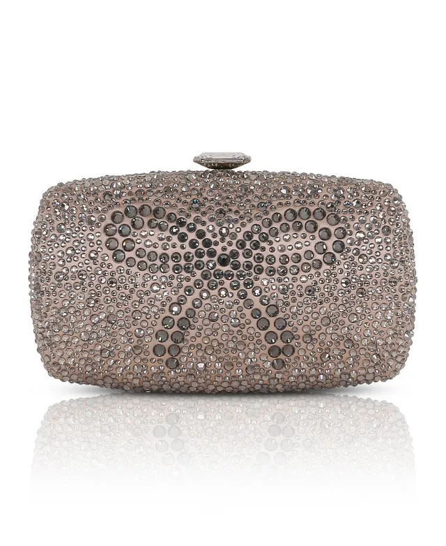 badgley-mischka-sheena-box-clutch-swarovski-smoke-diamond image 1
