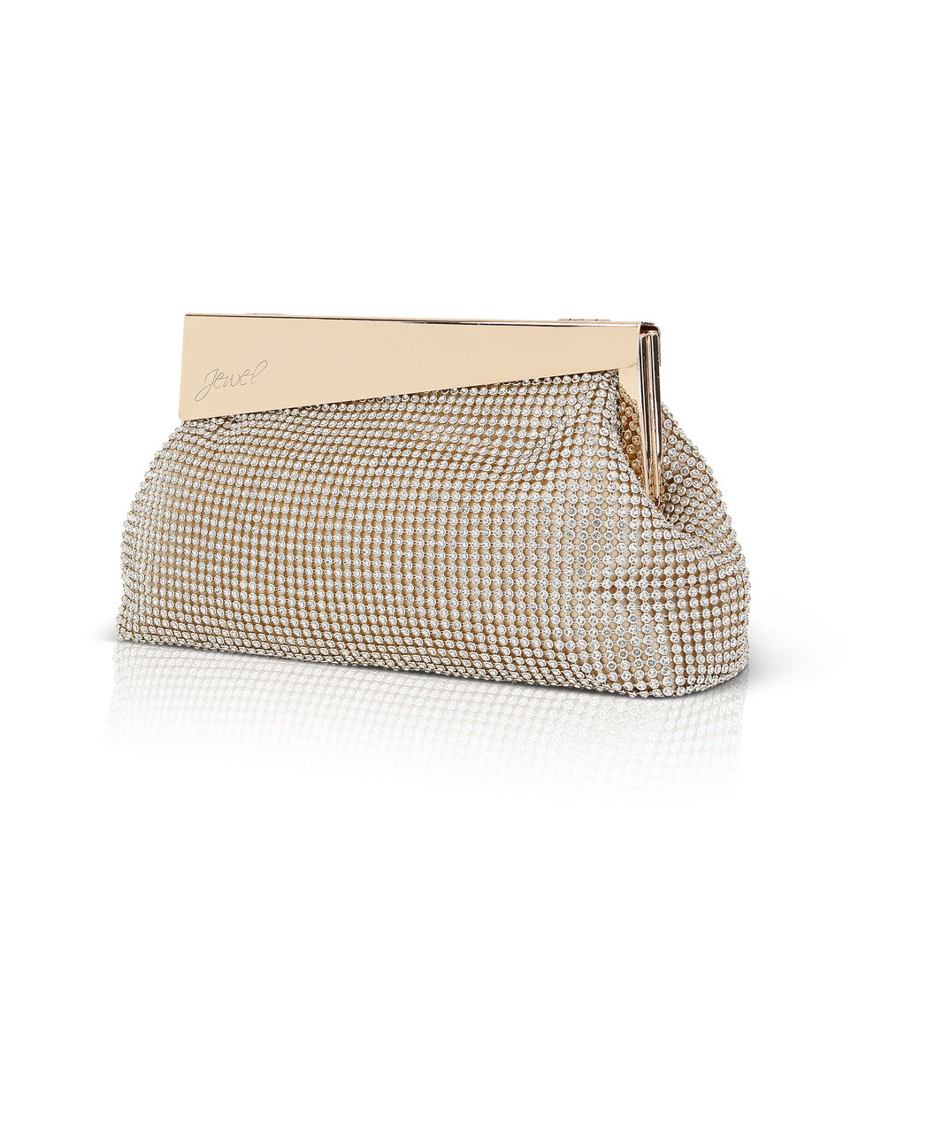 badgley-mischka-ivy-clutch-gold-kristall-asymmetrisch image 2