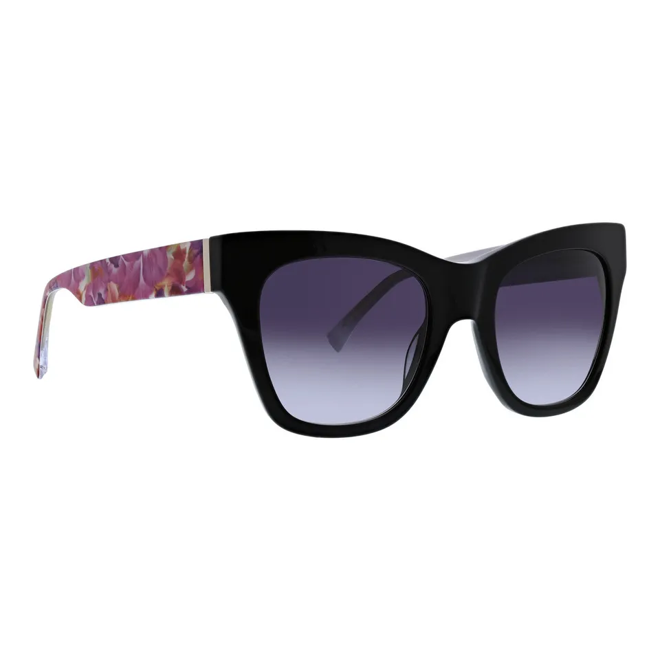 badgley-mischka-bernadette-sonnenbrille-black-blumenmuster image 1