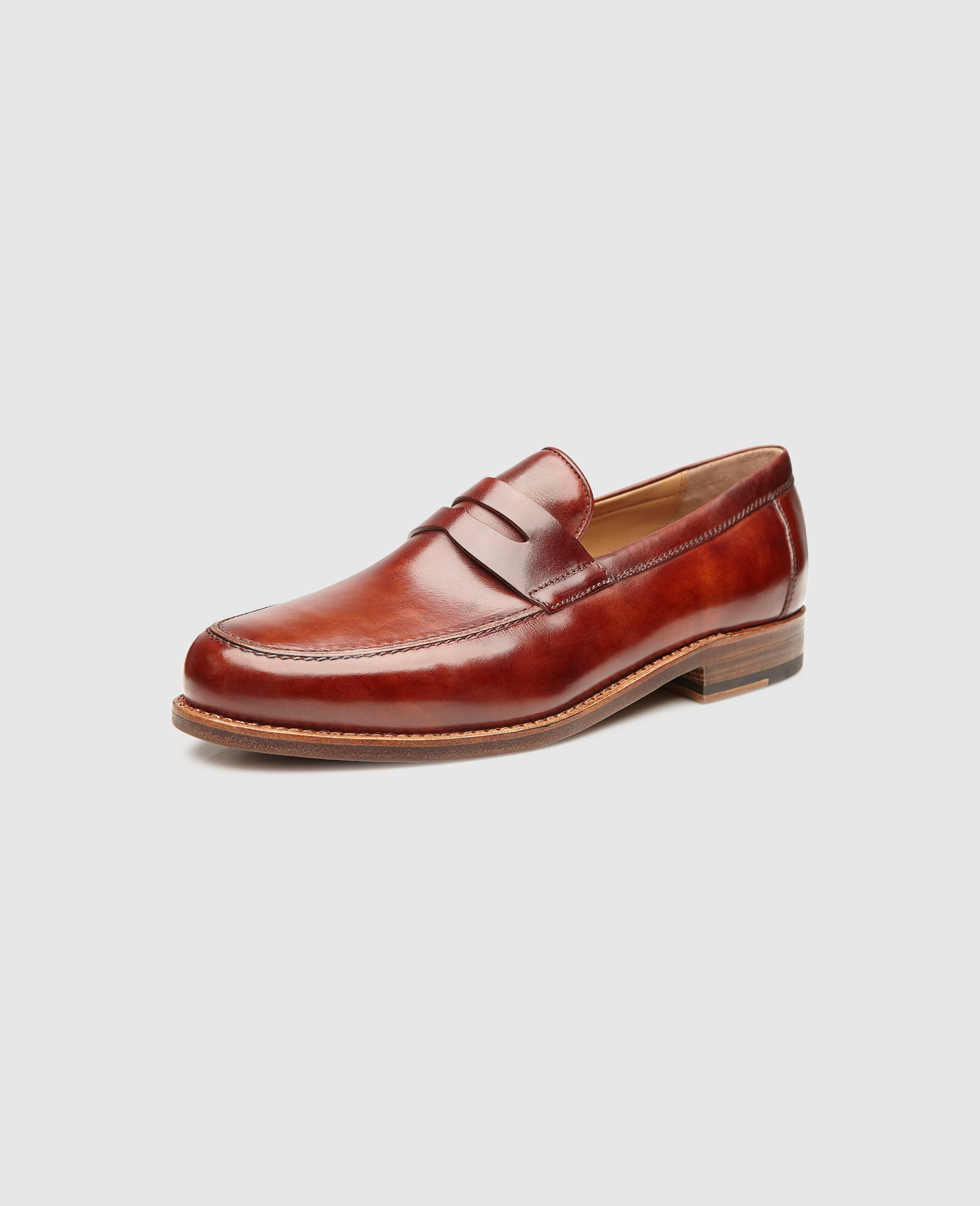 heinrich-dinkelacker-wien-plain-tc-penny-loafer-whiskey image 2