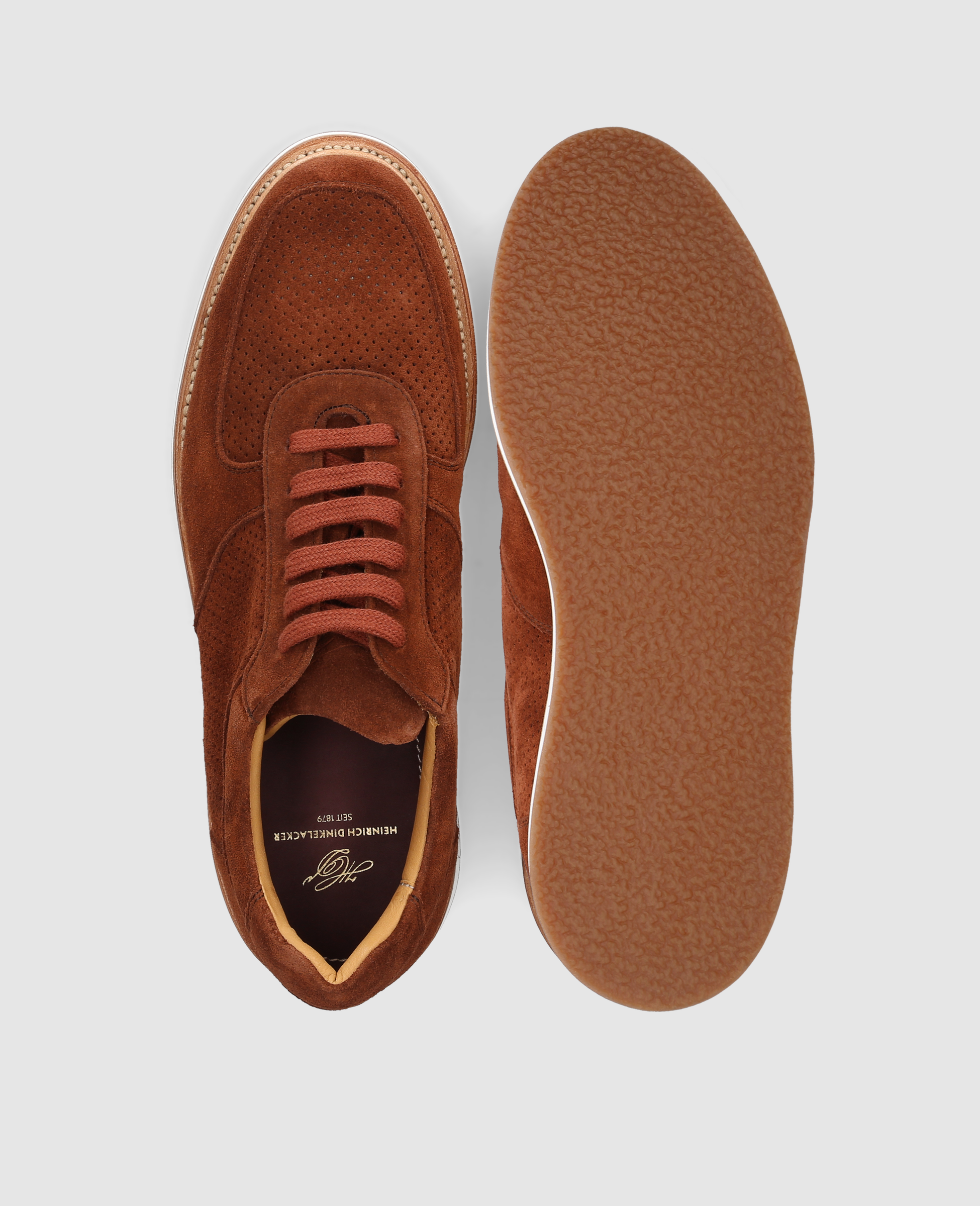 heinrich-dinkelacker-london-sneaker-v-sneaker-braun-velours image 7