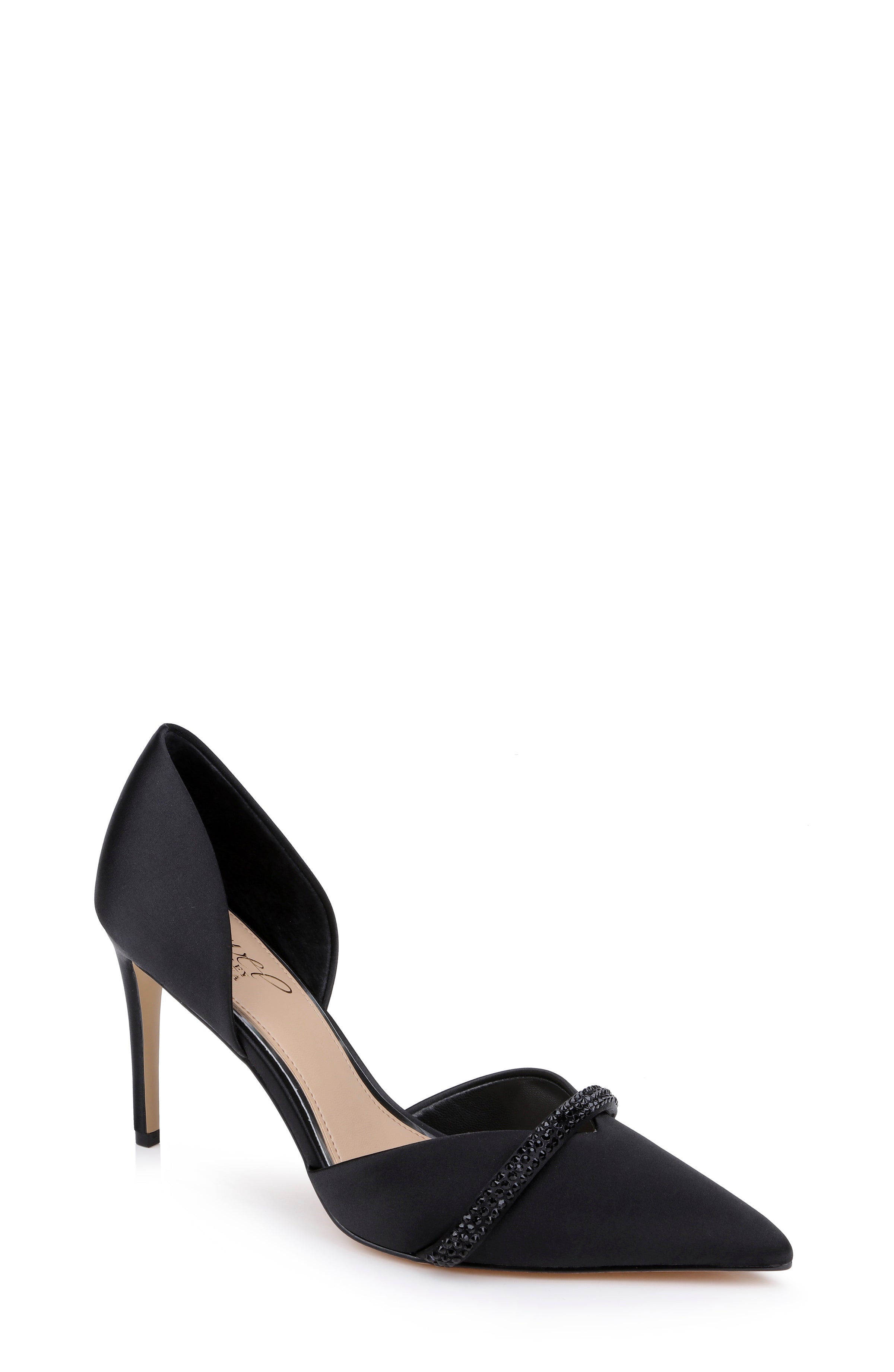 badgley-mischka-zoey-pointed-toe-d-orsay-pumps-ivory-satin-perlen image 8