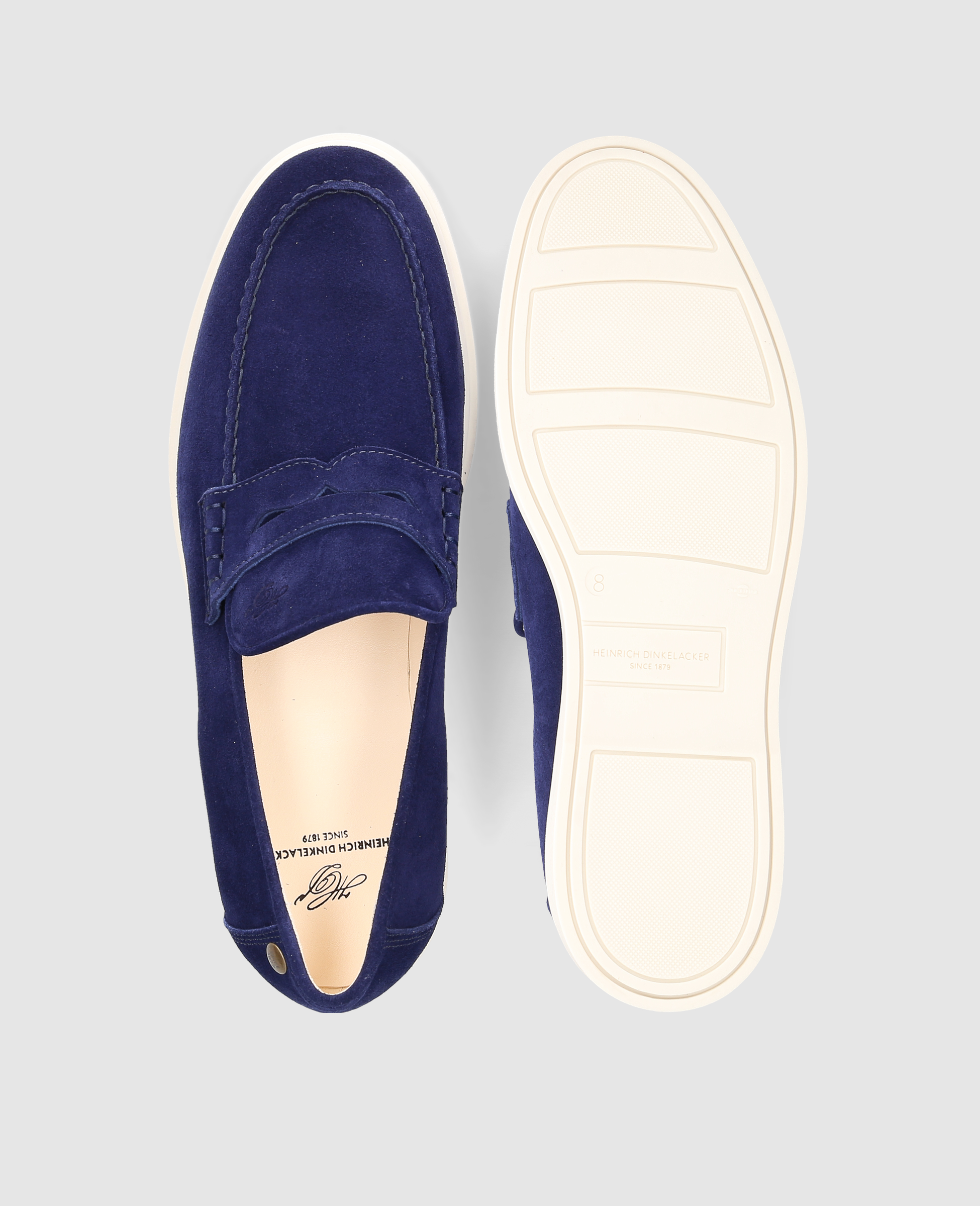 heinrich-dinkelacker-genua-penny-v-loafer-blau-velours image 7