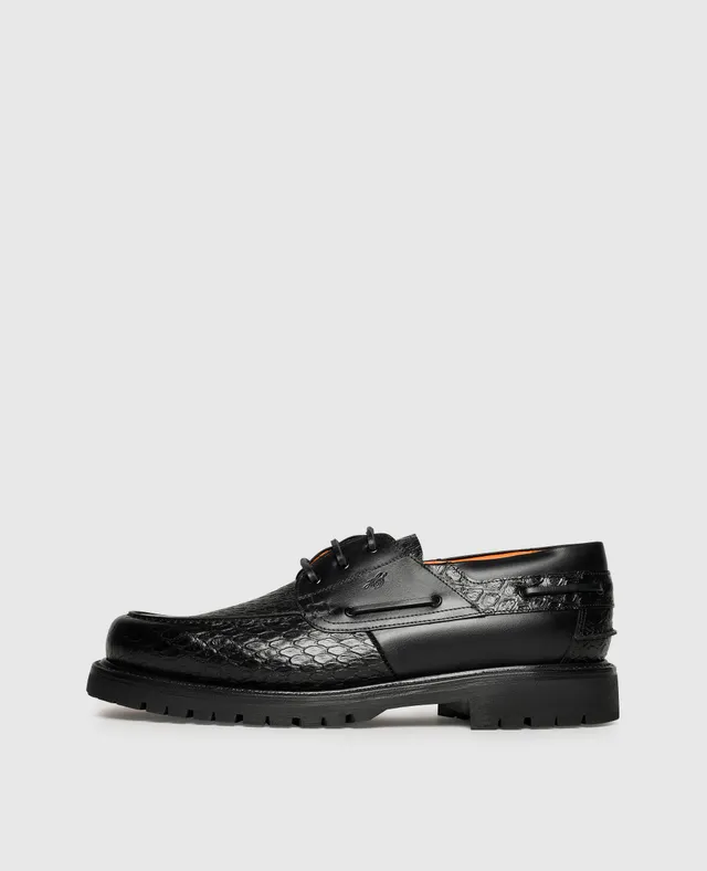 heinrich-dinkelacker-miami-plain-bc-bootsschuh-schwarz-reptil-2 image 1
