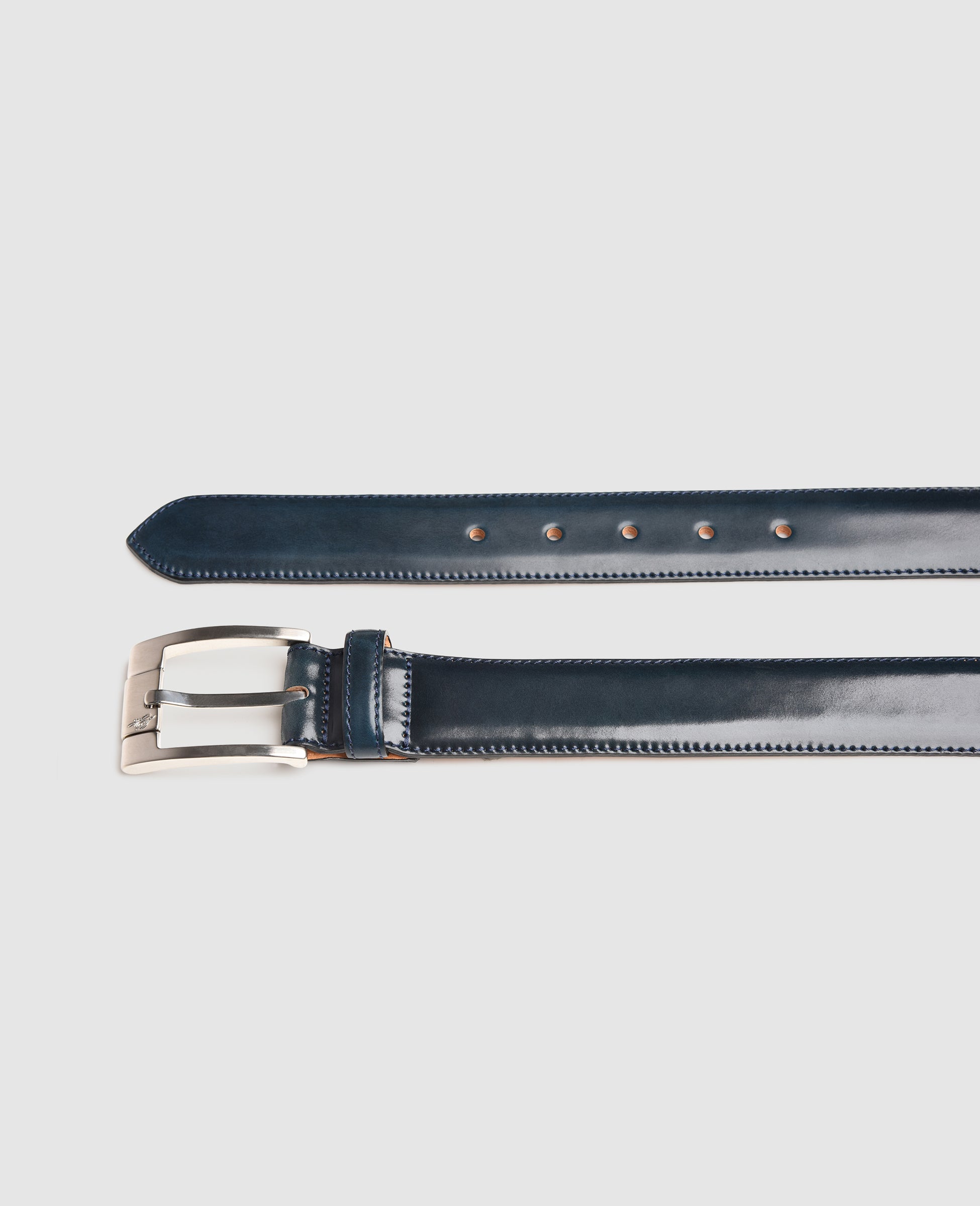 heinrich-dinkelacker-bazil-plain-c-lederg-rtel-navy-cordovan image 2