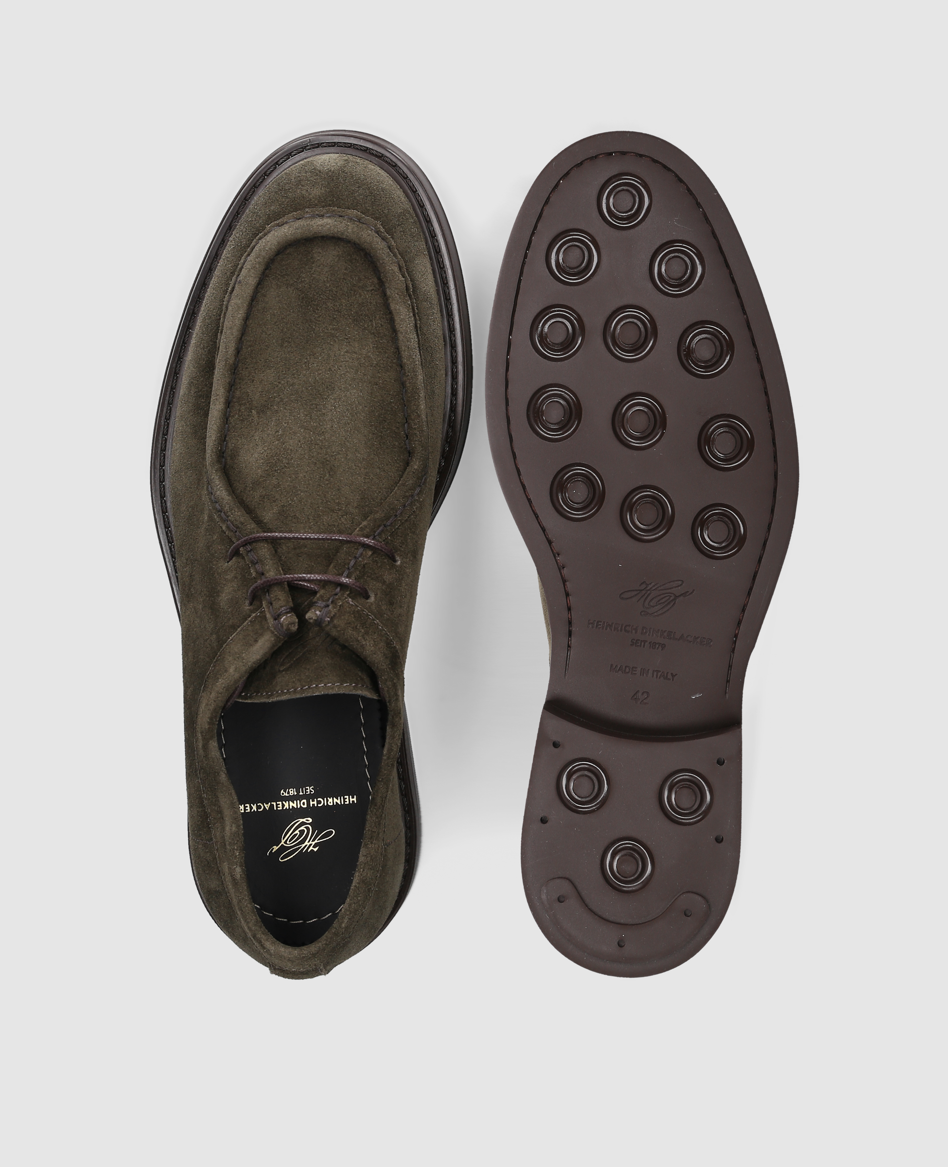 heinrich-dinkelacker-florenz-plain-v-schn-rschuh-dunkelgr-n-velours image 7