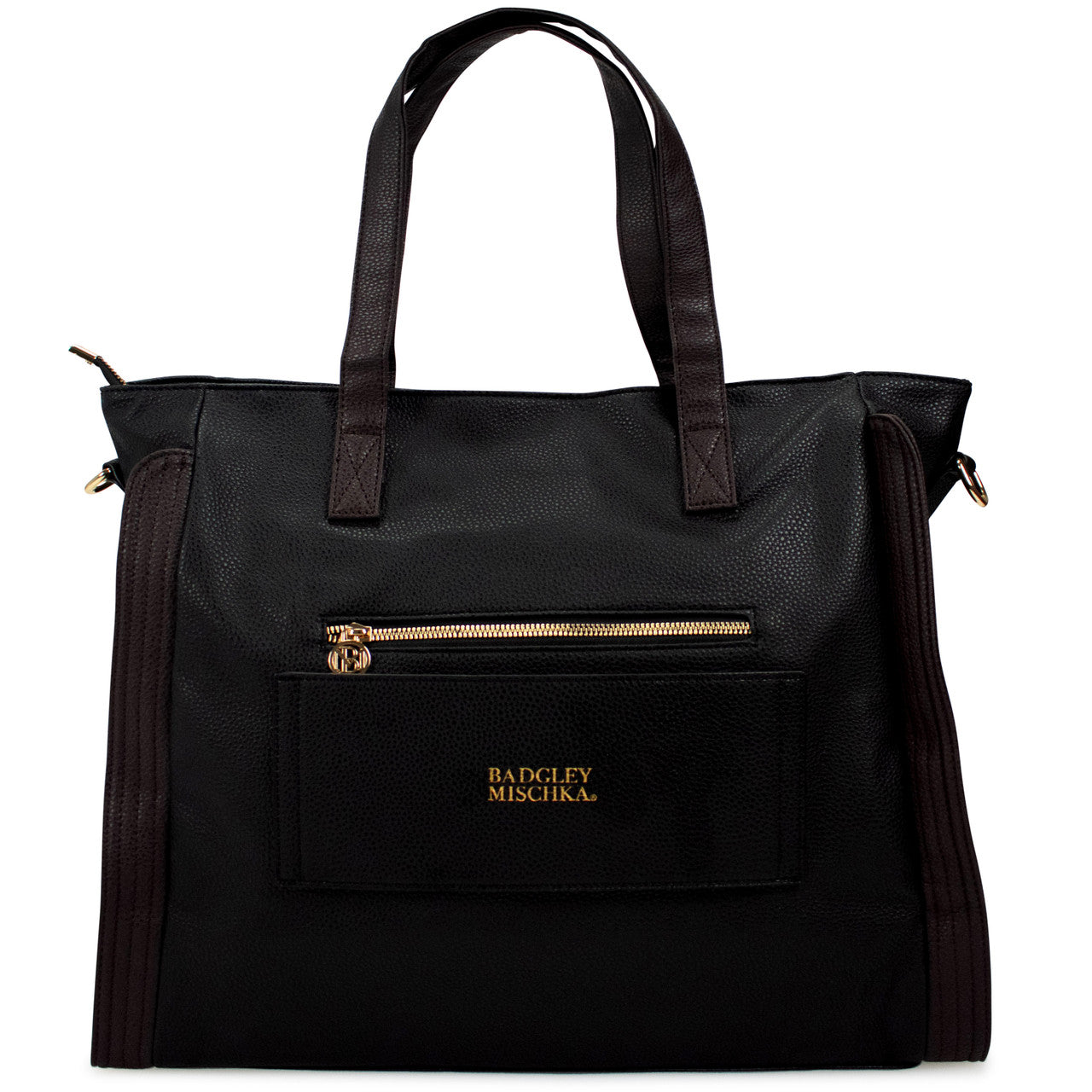 badgley-mischka-rose-weekender-schwarz-vegan-reisetasche image 4