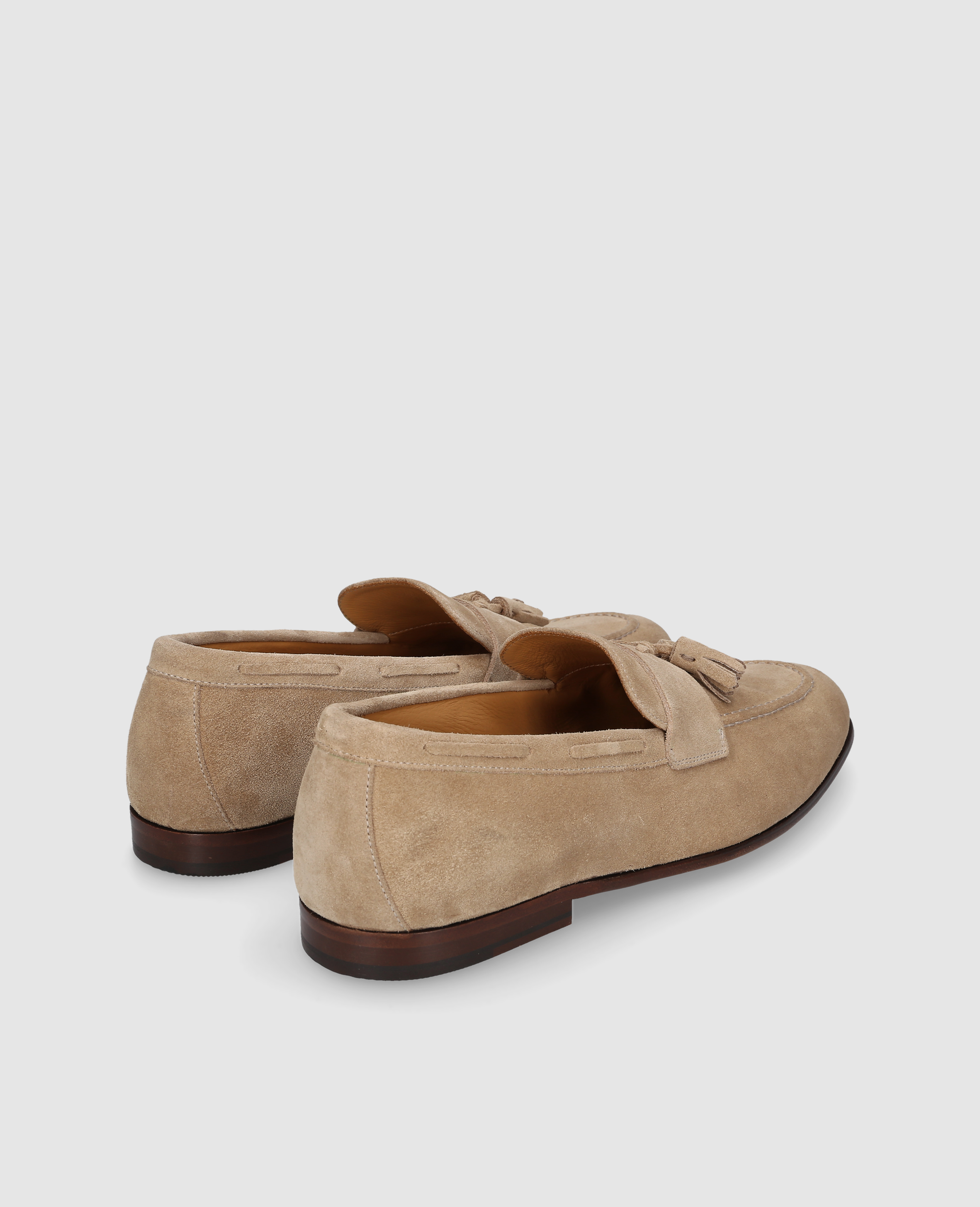 heinrich-dinkelacker-amalfi-plain-tassel-loafer-hellbraun-velours image 4