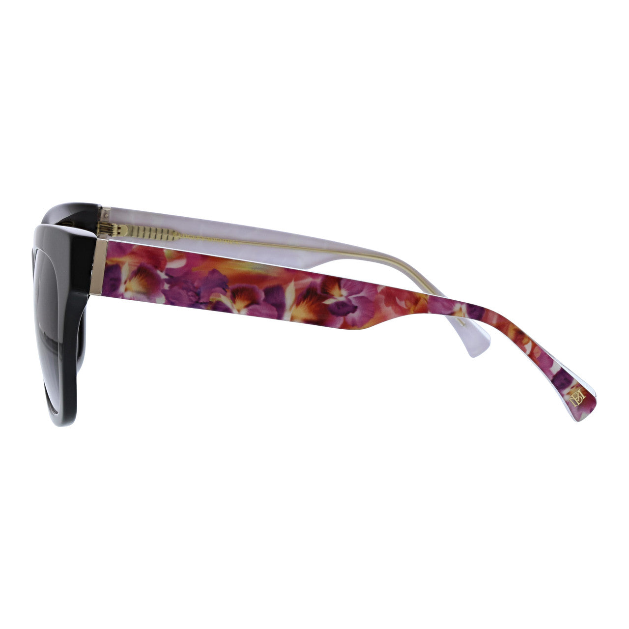 badgley-mischka-bernadette-sonnenbrille-black-blumenmuster image 2