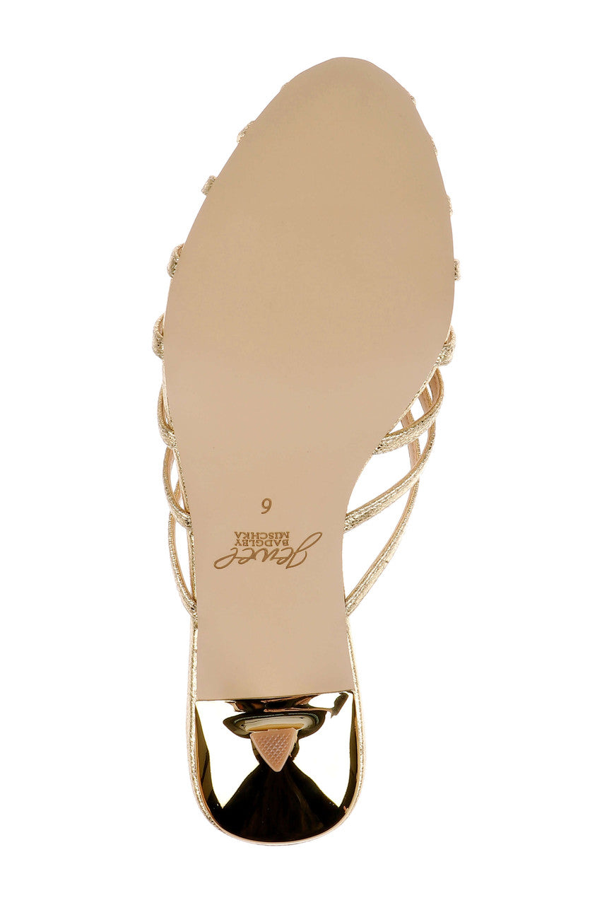 badgley-mischka-ilaria-mule-gold-textil-glitzer-65mm image 6