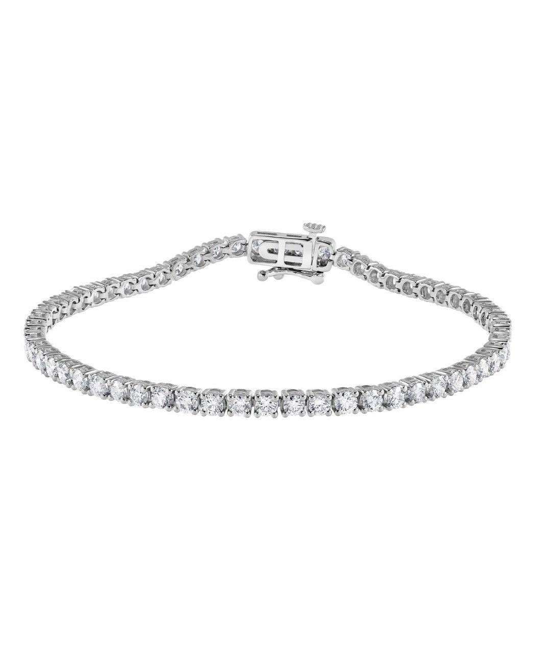 badgley-mischka-tennis-armband-4cttw-wei-gold-diamant-14k image 1