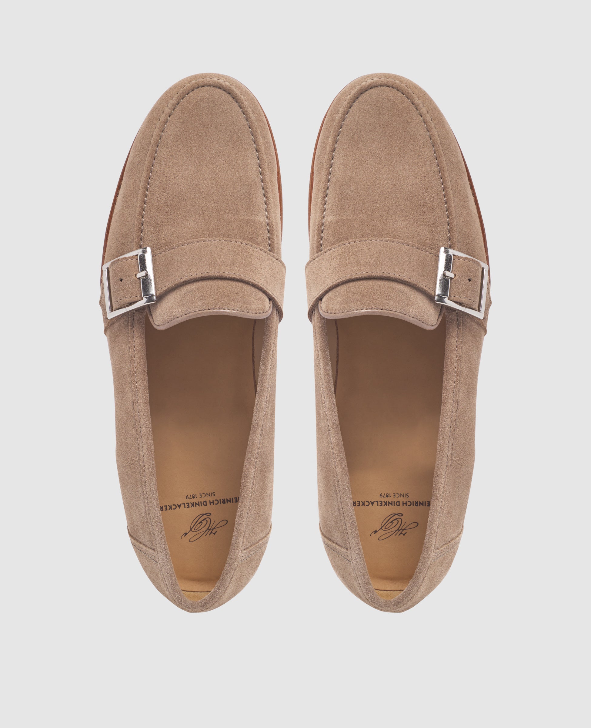 heinrich-dinkelacker-wien-single-monk-v-loafer-beige-velours image 6
