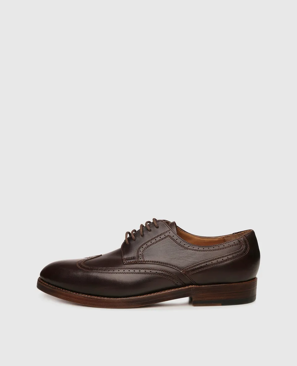heinrich-dinkelacker-luzern-half-brogue-sc-marrone-derby image 1
