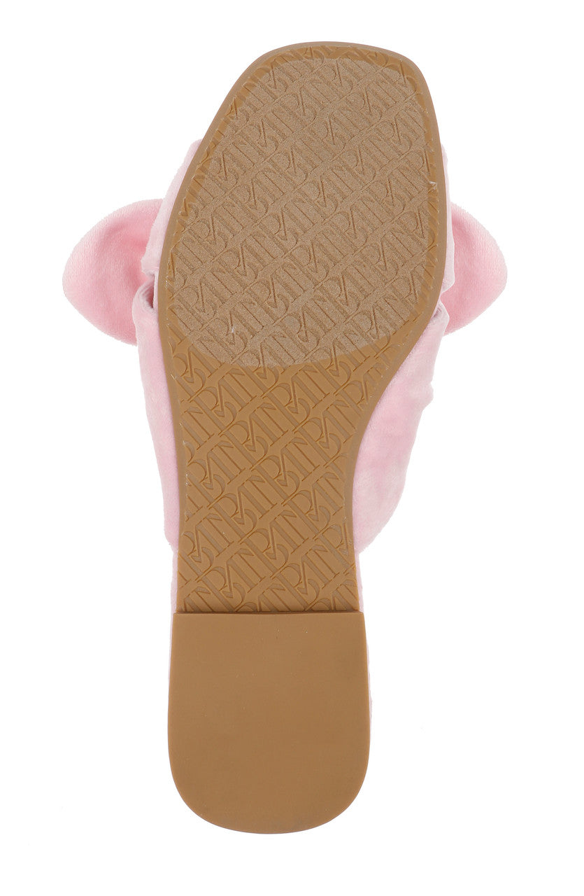 badgley-mischka-darla-slide-sandalen-white-stoff-schleife image 6