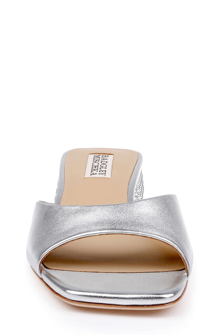 badgley-mischka-oahu-slide-mules-champagner-seide-25-mm image 4