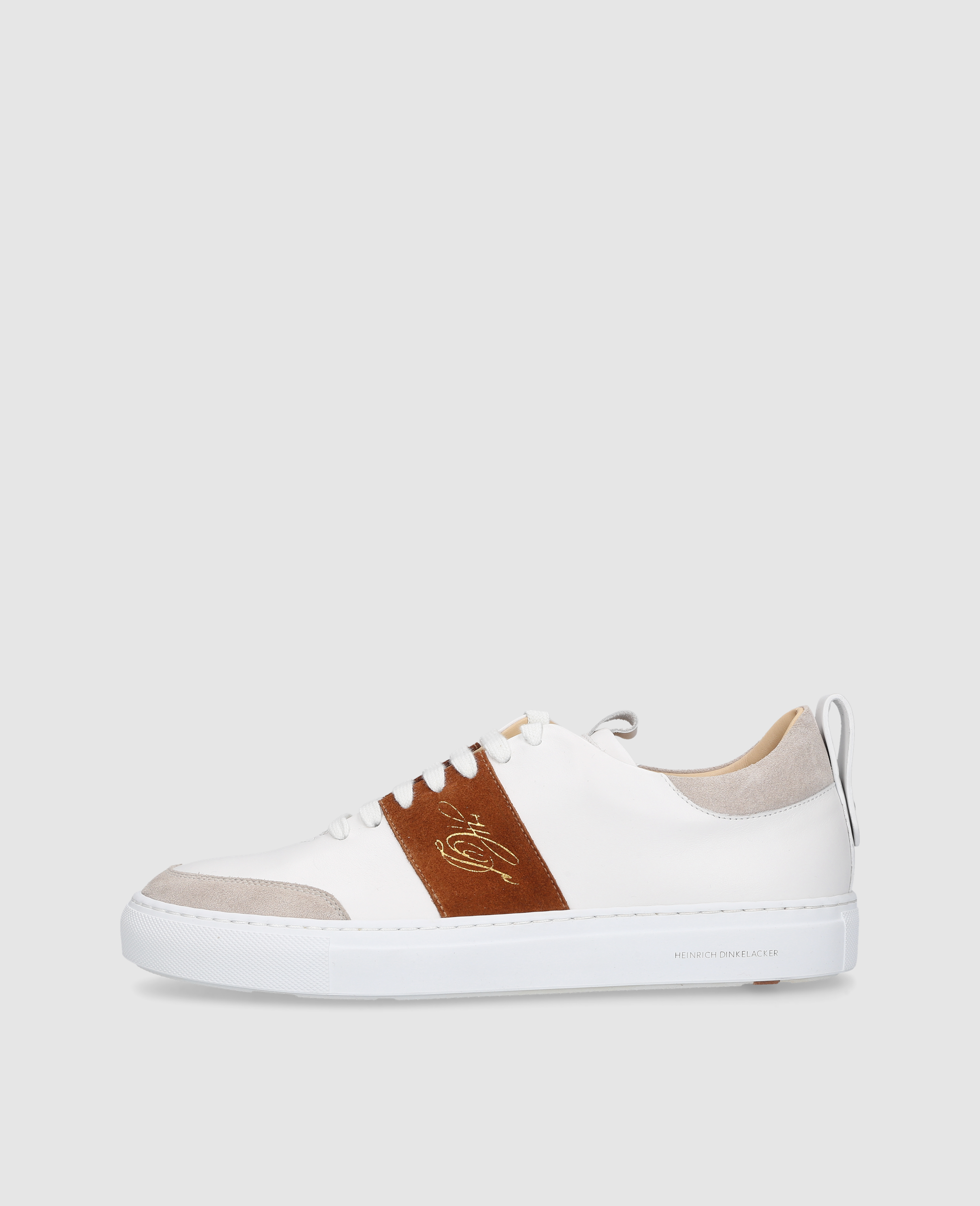 heinrich-dinkelacker-turin-tennis-np-sneaker-wei-rotbraun image 1
