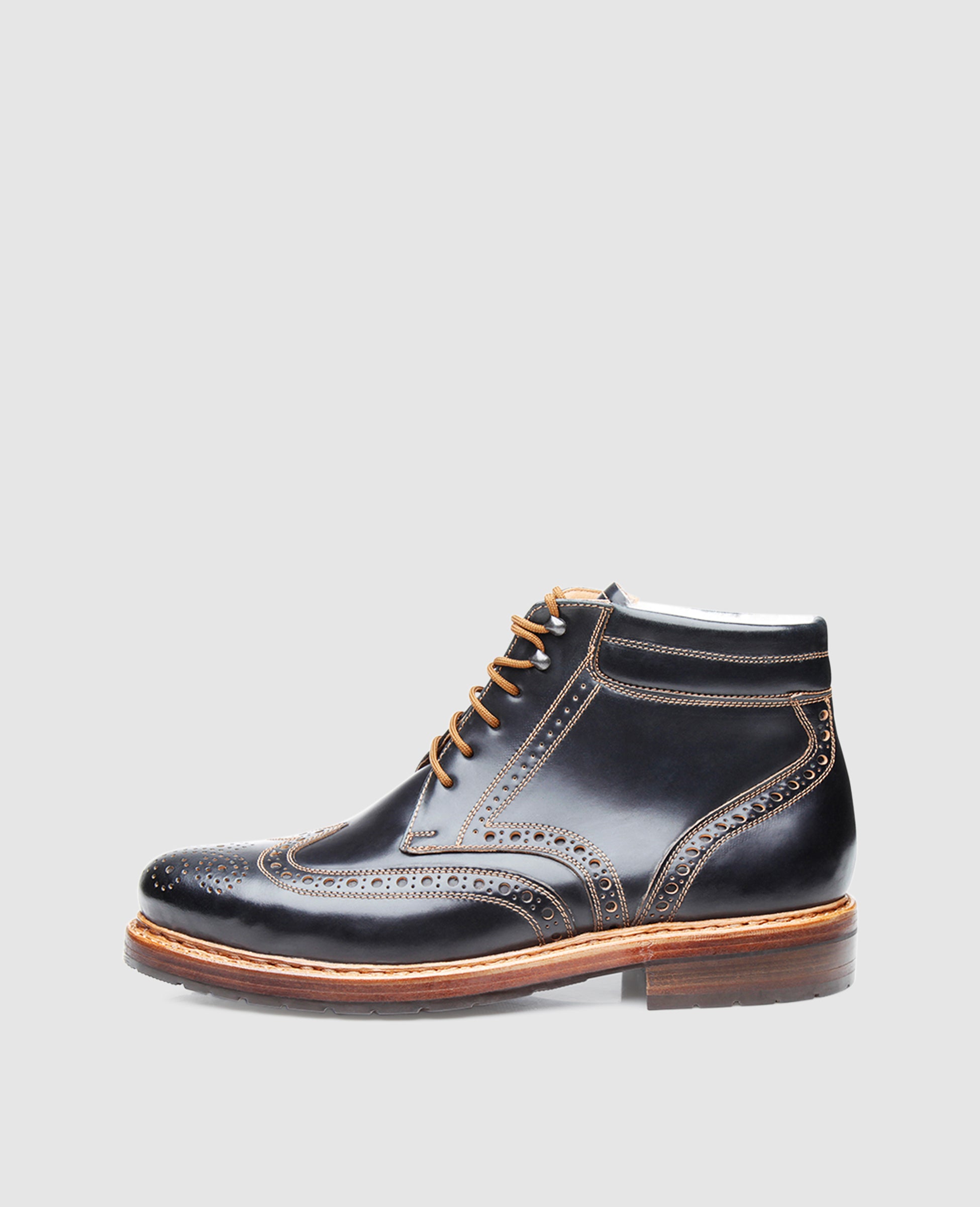 heinrich-dinkelacker-buda-full-brogue-c-boot-schwarz-cordovan-2 image 1